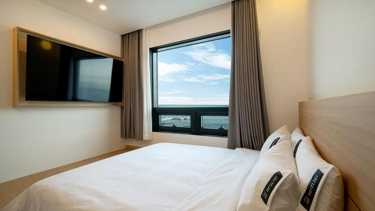 Bed in Hotel 701 Gyeongju