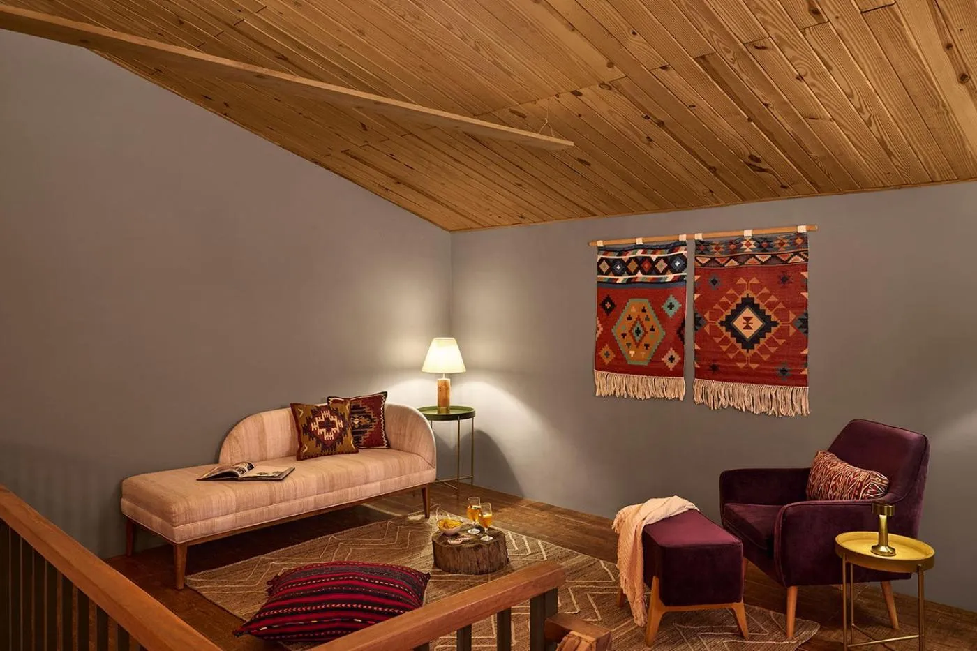 Living room in Storii By ITC Hotels, The Kaba Retreat, Solan