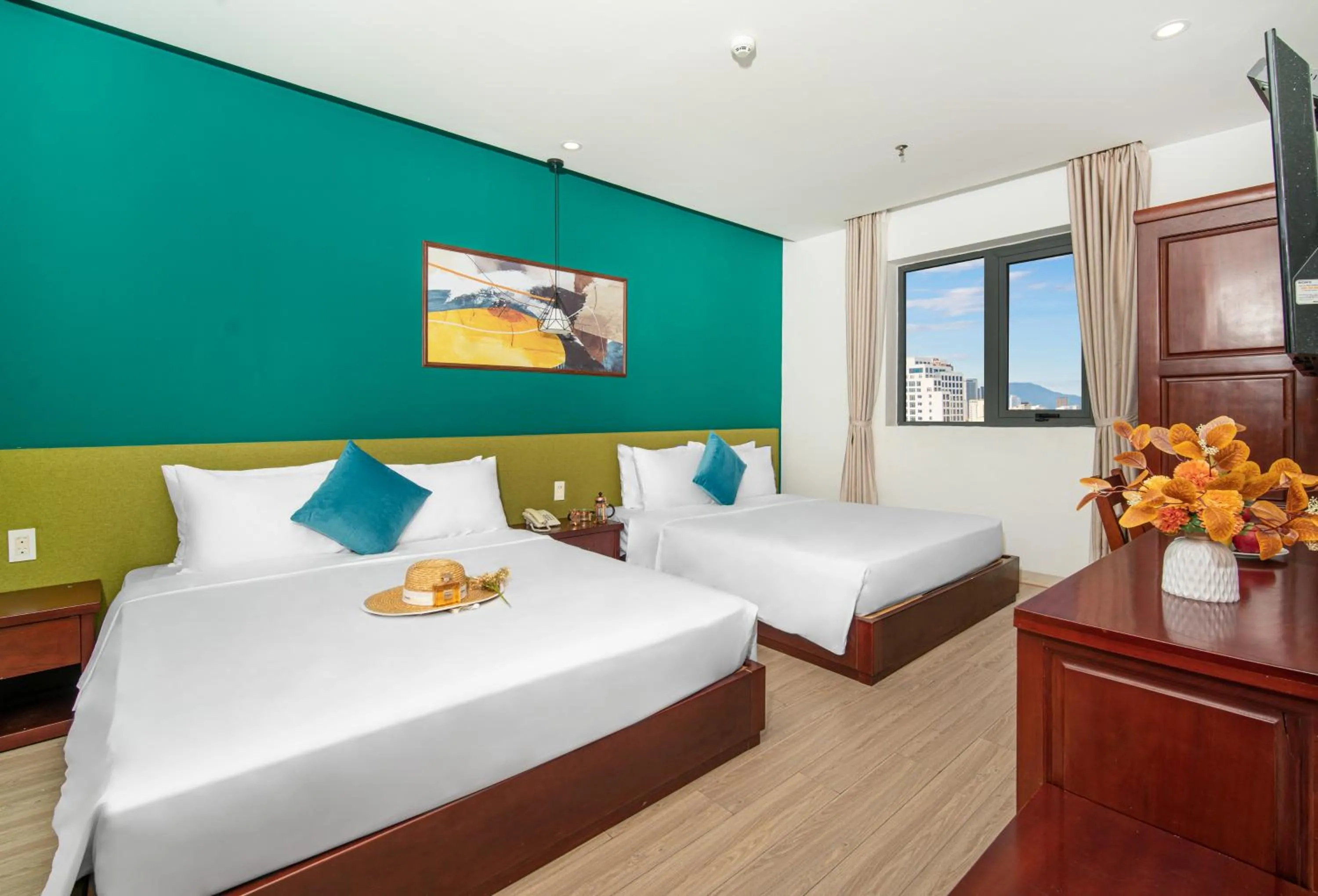 Bed in May Beach Hotel