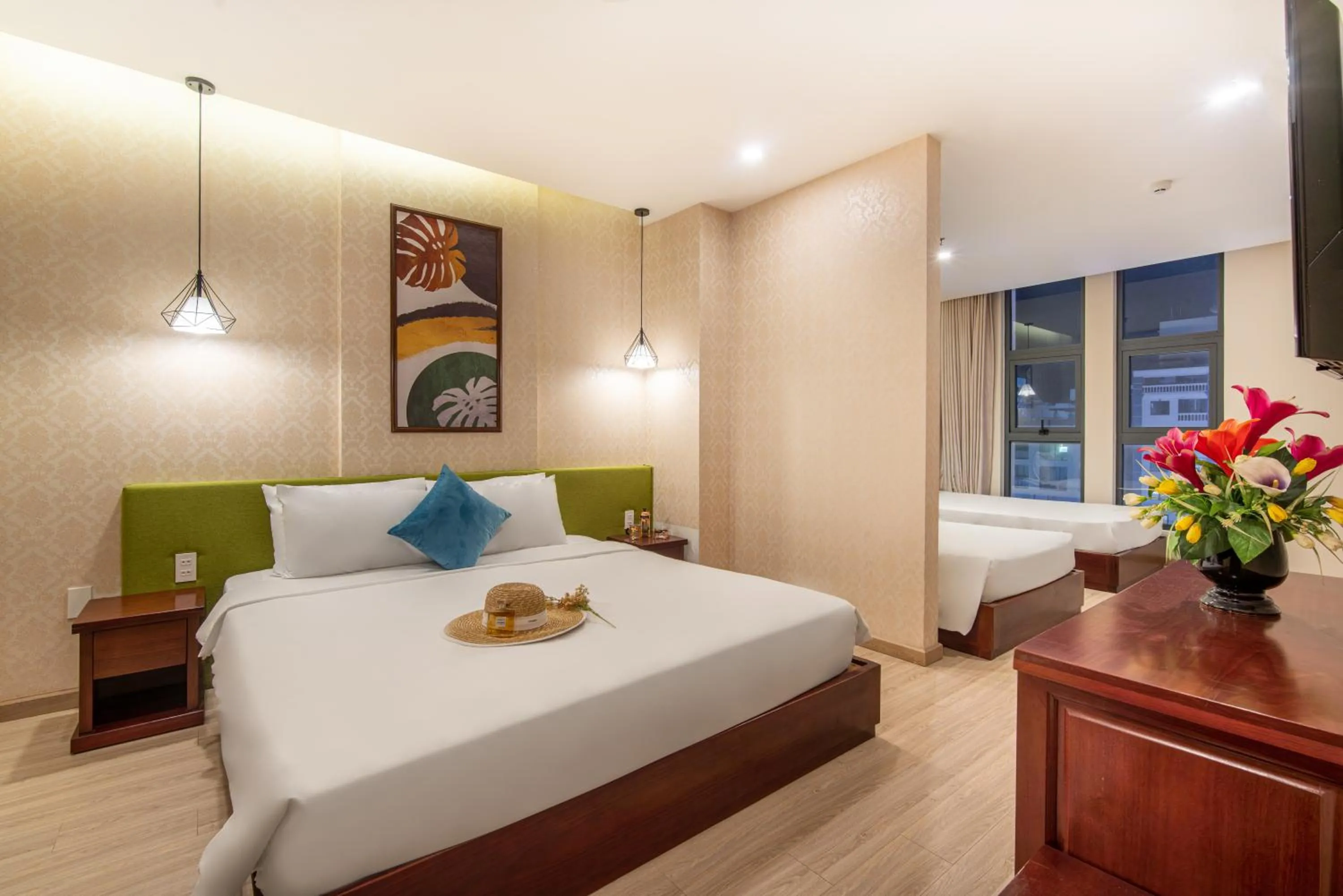 Bed in May Beach Hotel