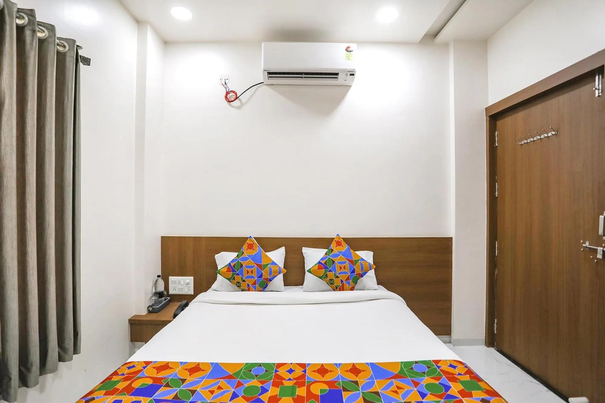 Bed in Hotel D Grand