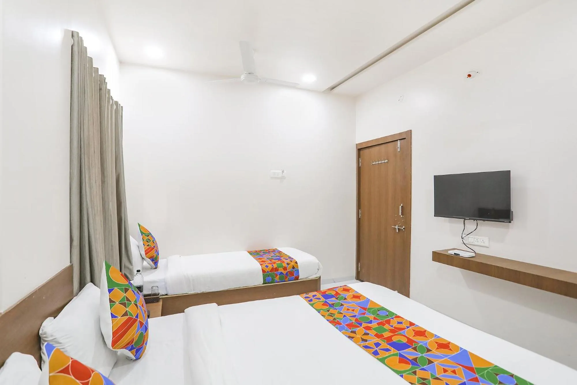 Bed in Hotel D Grand