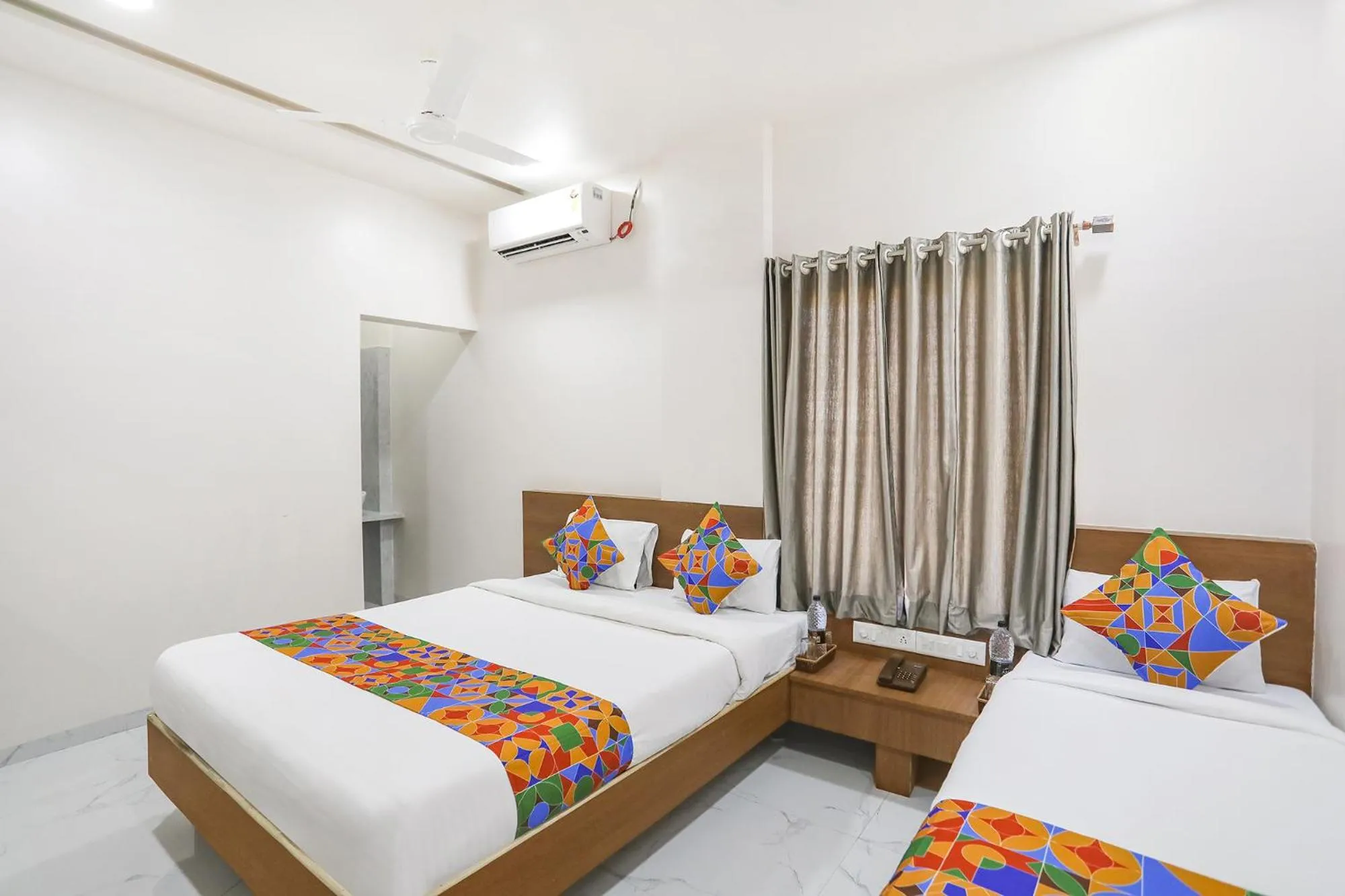 Bed in Hotel D Grand