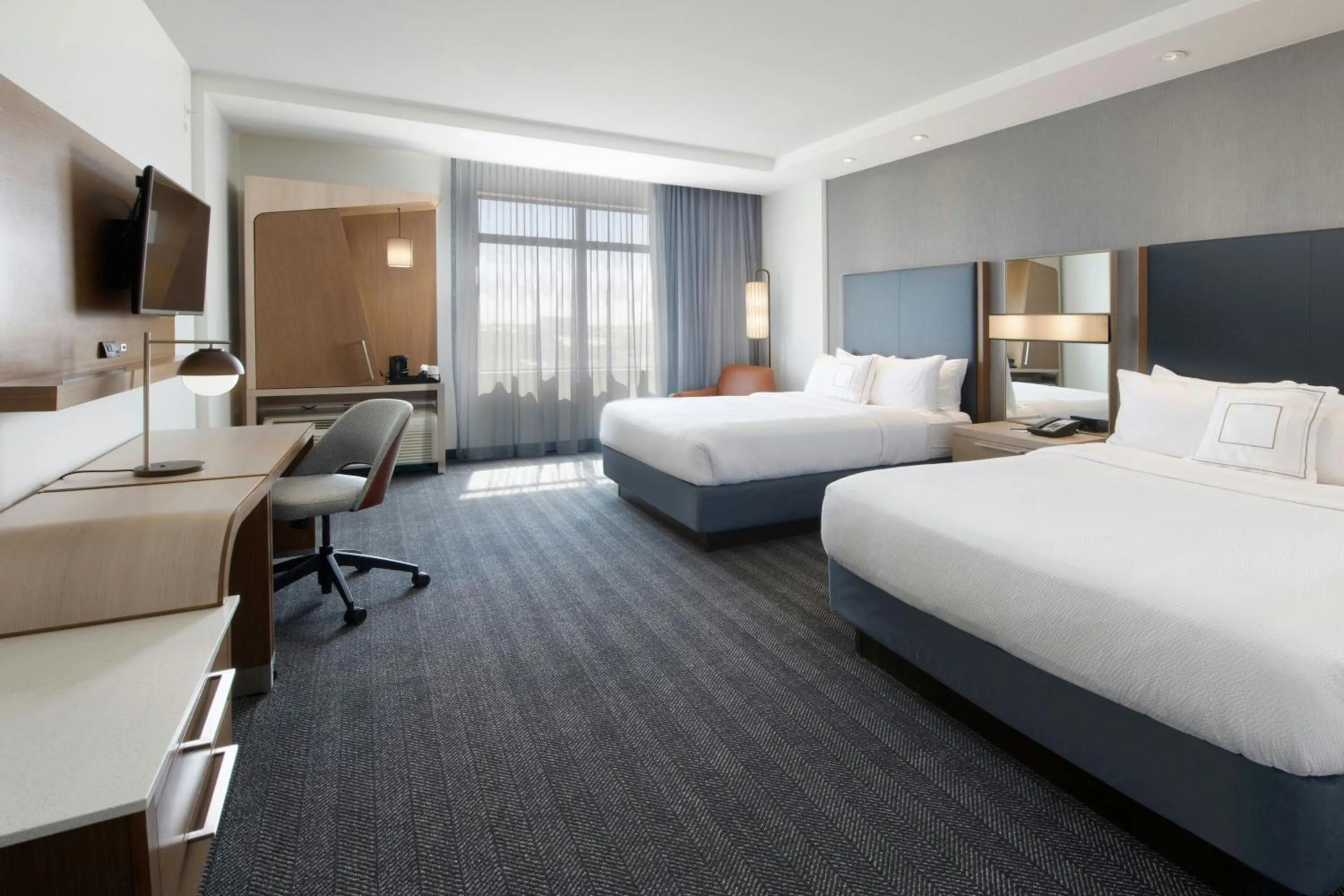 Photo of the whole room, Bed in Courtyard by Marriott Lubbock Downtown/University Area