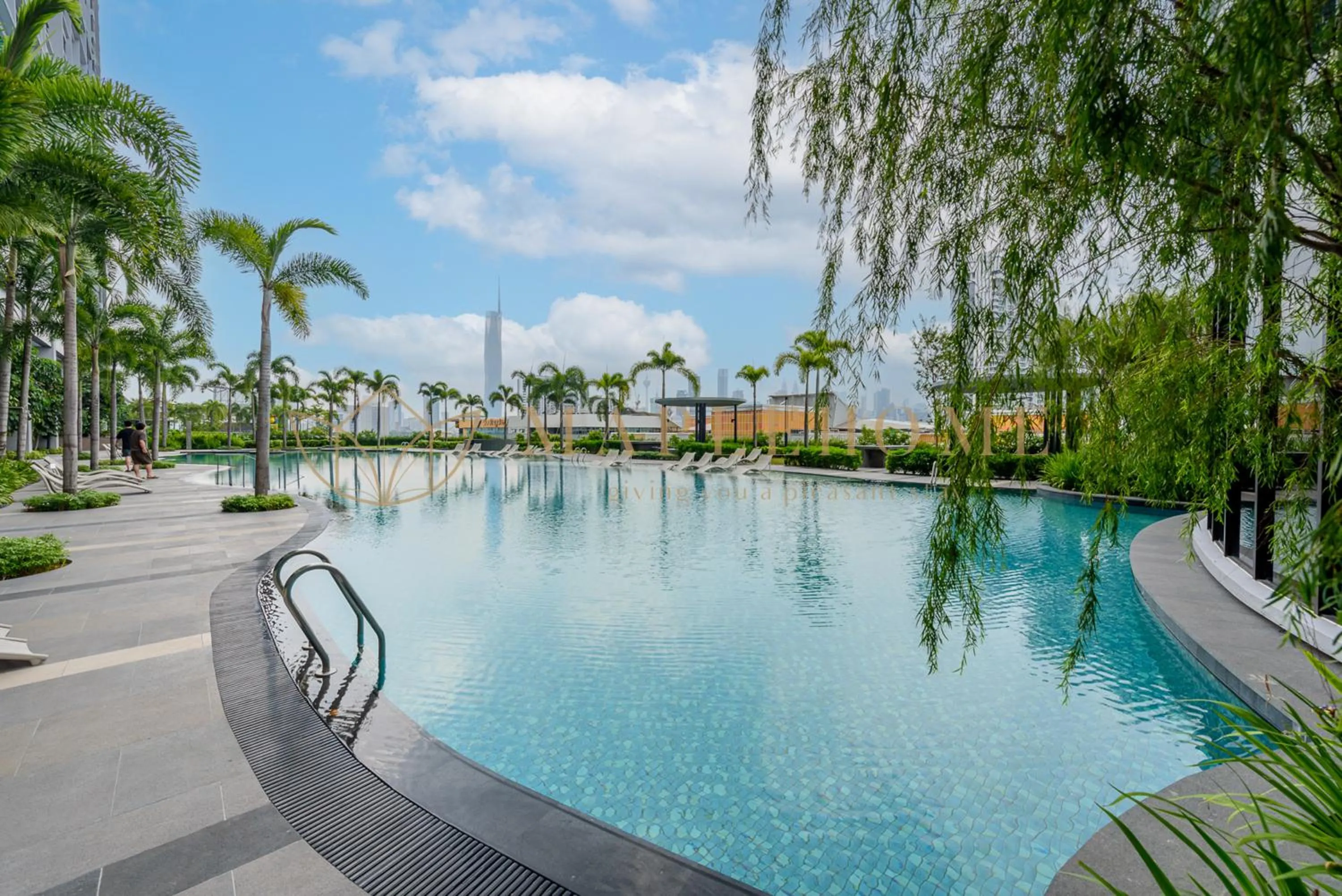 Swimming pool in Trion Premier Suites Kuala Lumpur