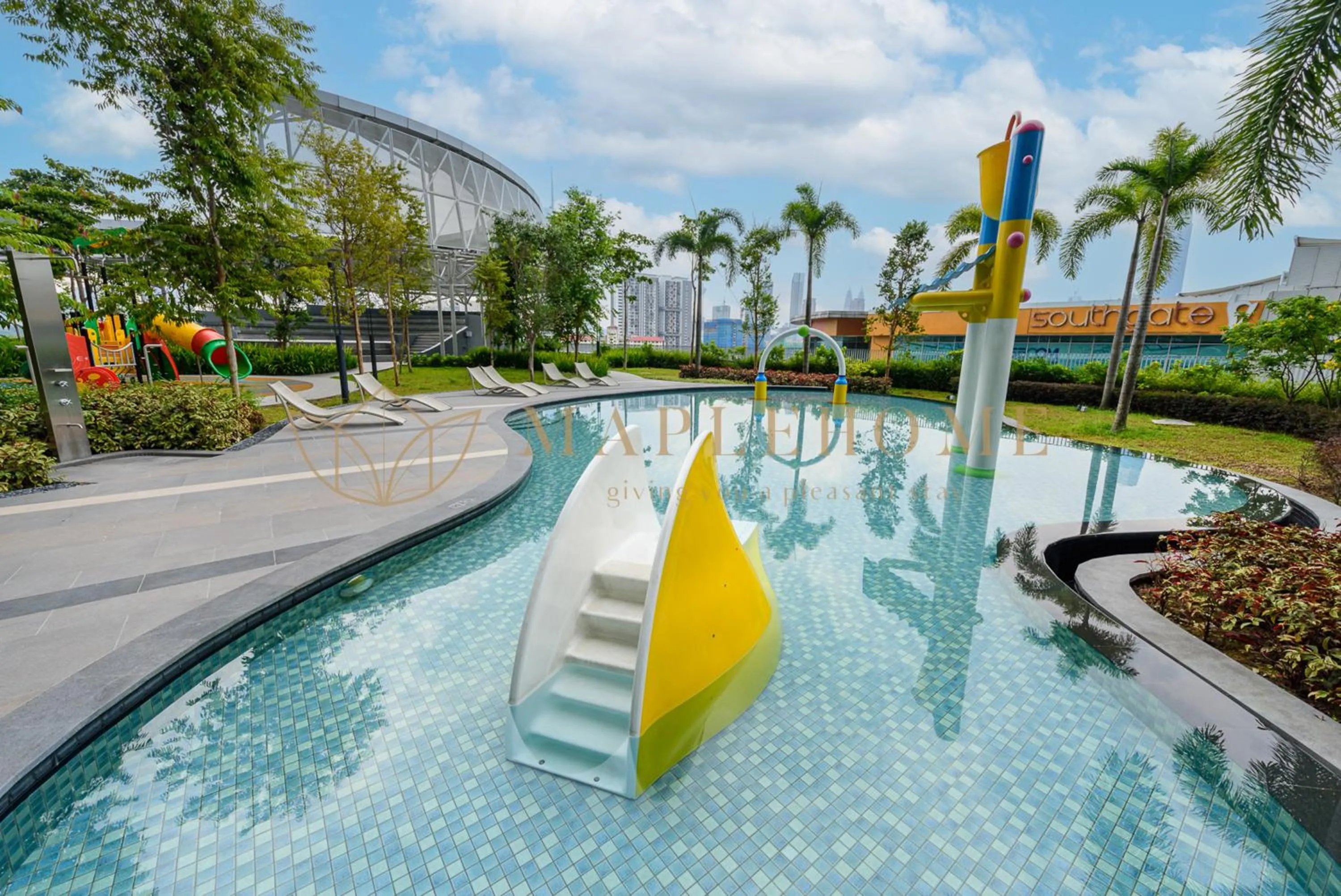 Swimming pool in Trion Premier Suites Kuala Lumpur