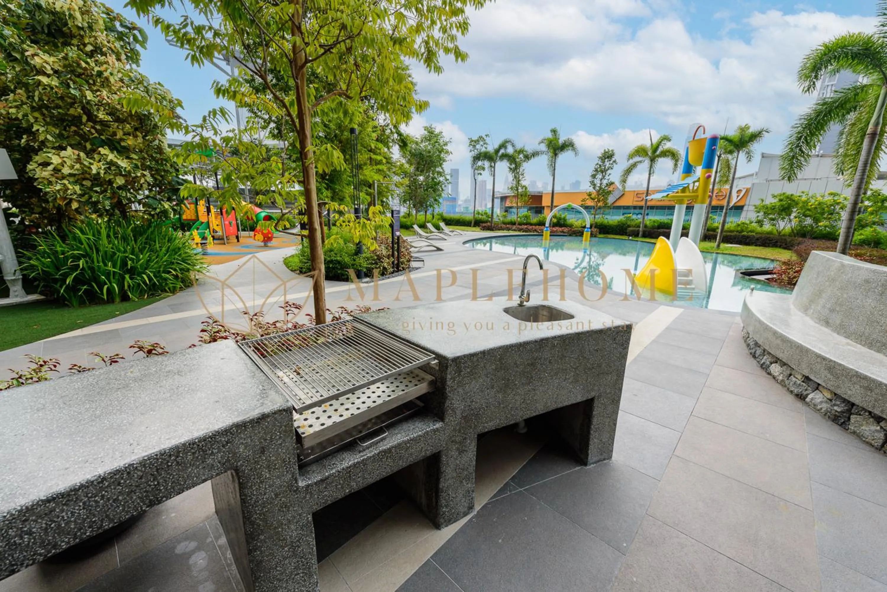 BBQ facilities in Trion Premier Suites Kuala Lumpur