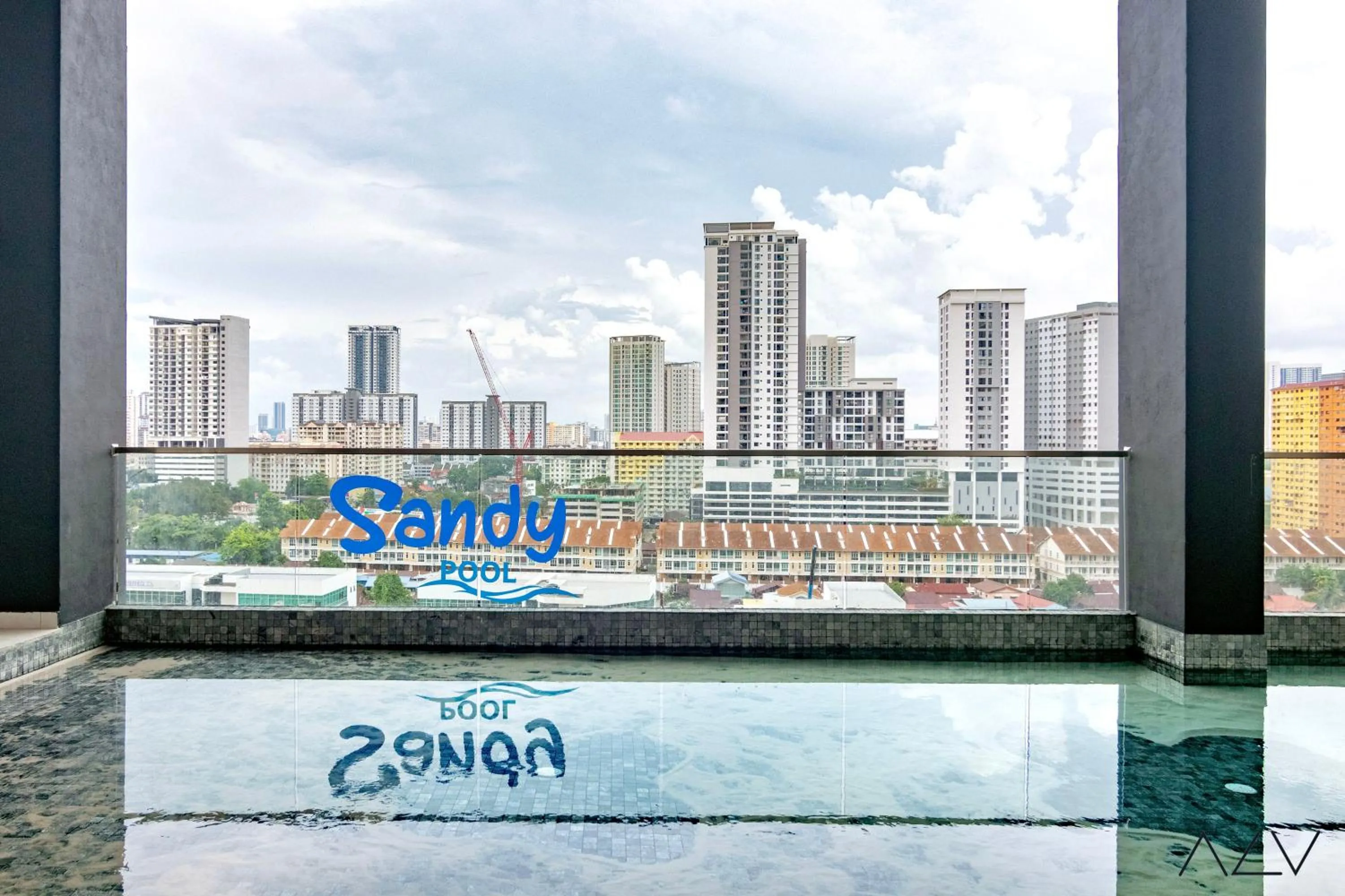 Pool view in Urban Suites, Signature Collection by Stellar ALV