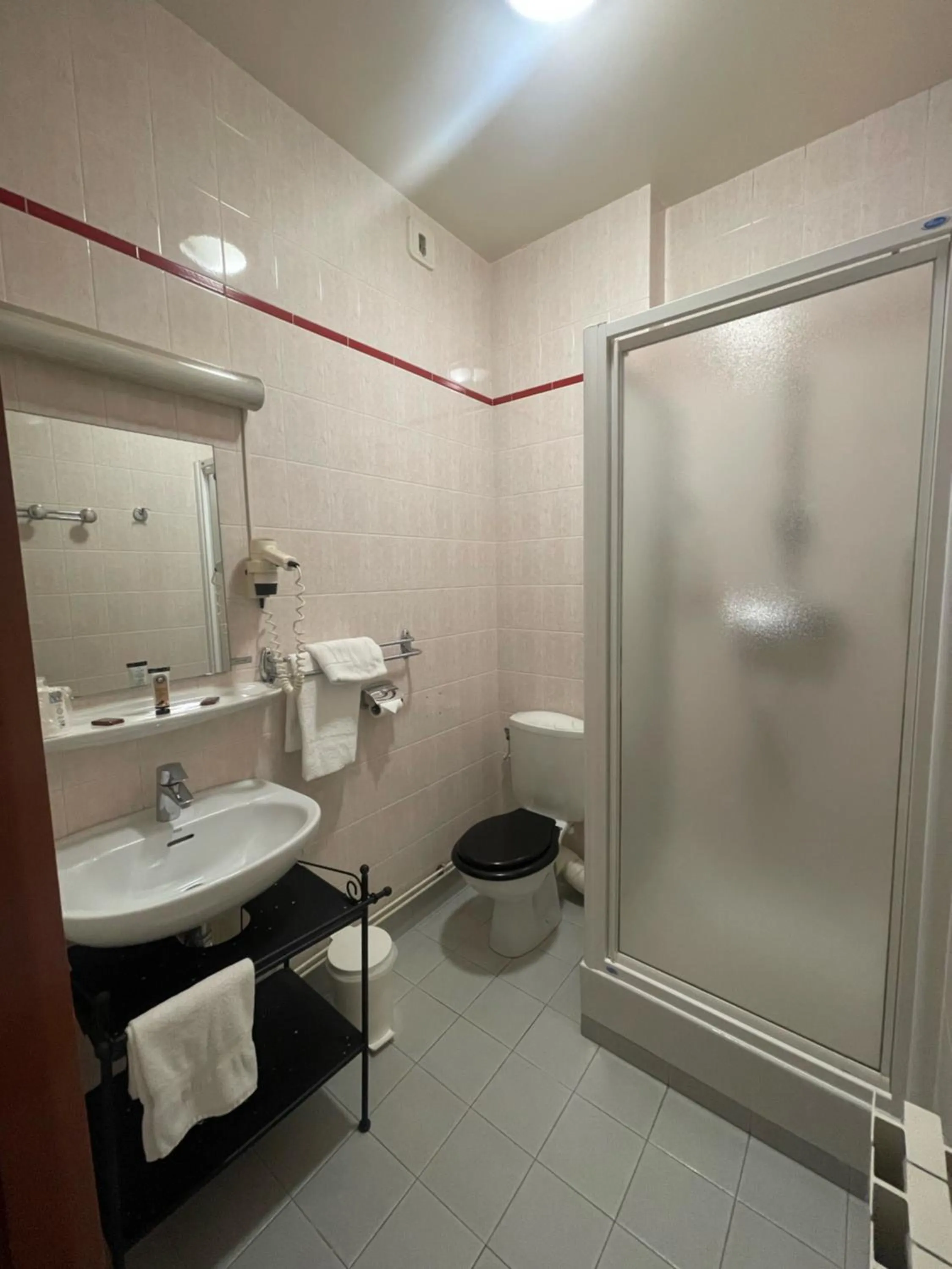 Shower in Hôtel Le MontBlanc