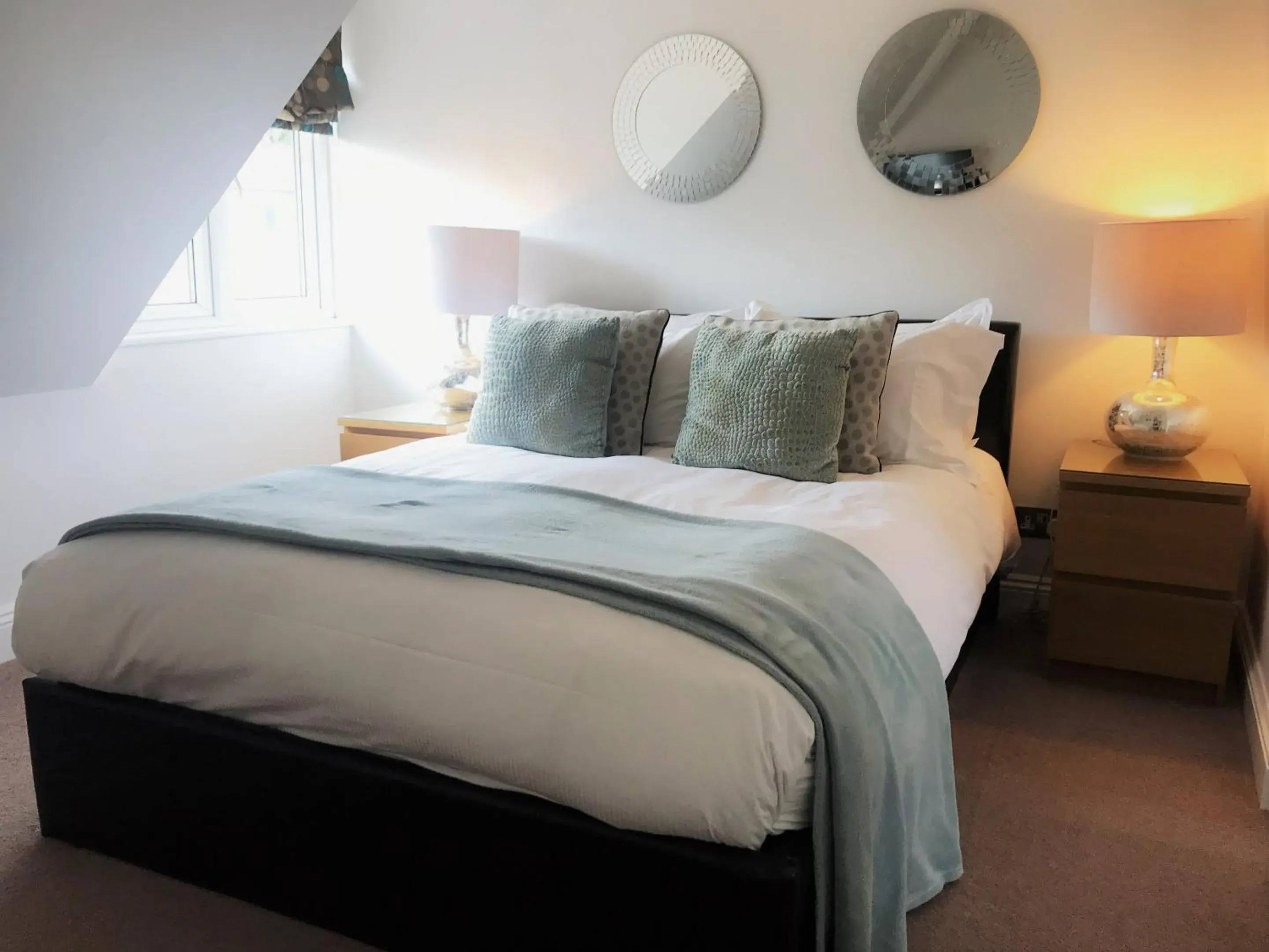 Bedroom, Bed in Alum Chine Beach House Bedroom, Bed in Alum Chine Beach House