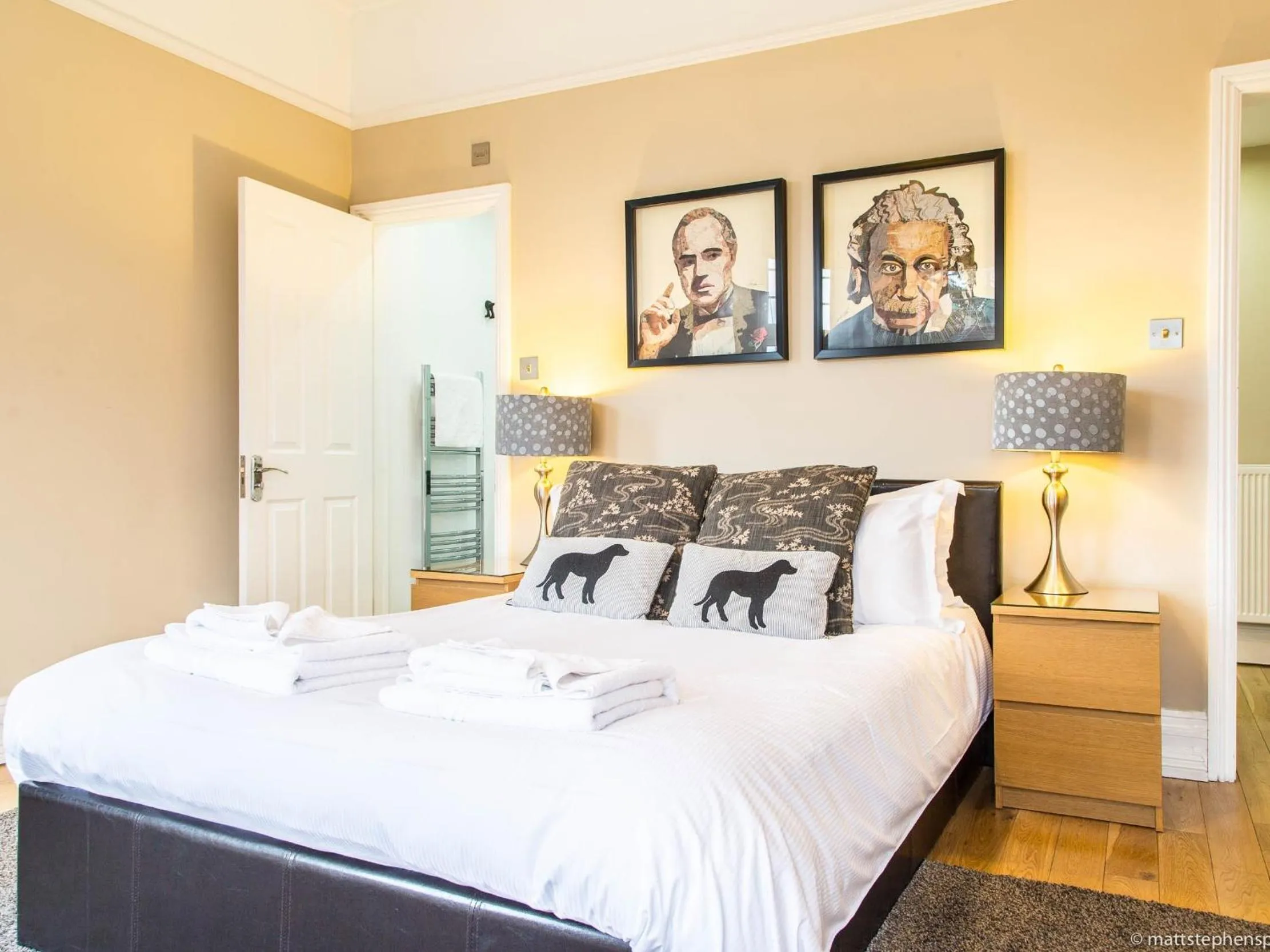 Bedroom, Bed in Alum Chine Beach House