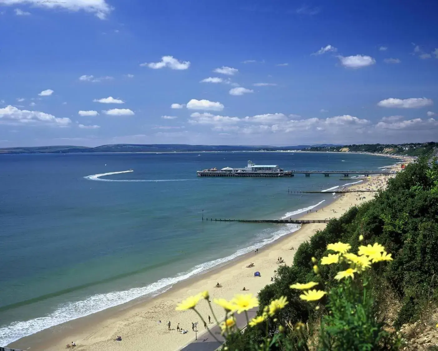 Natural landscape, Beach in Alum Chine Beach House