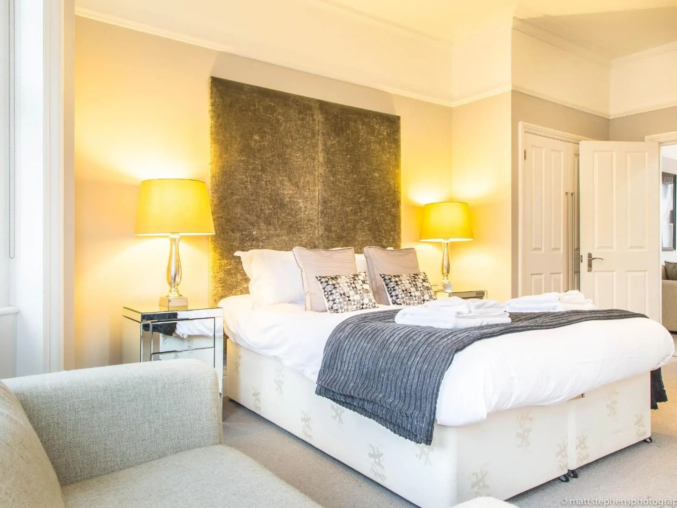 Bedroom, Bed in Alum Chine Beach House Bedroom, Bed in Alum Chine Beach House