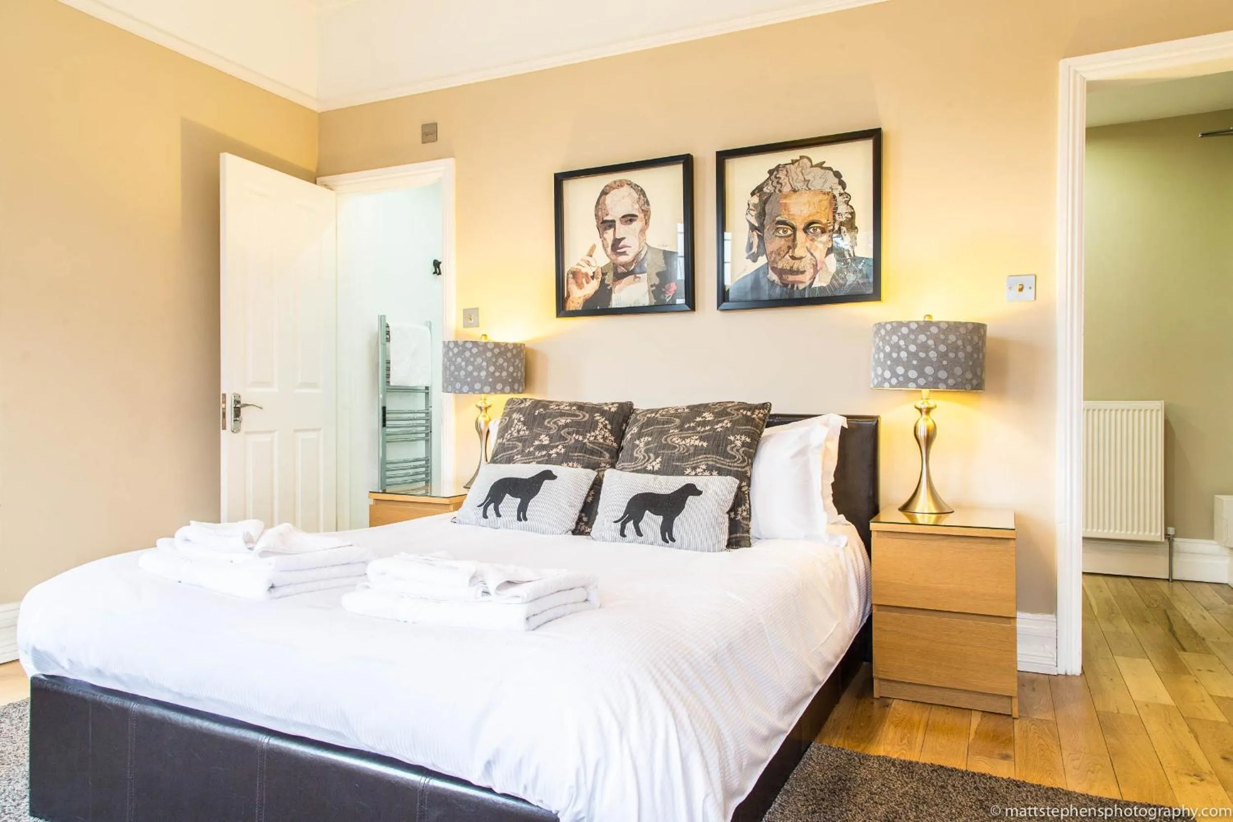 Bedroom, Bed in Alum Chine Beach House