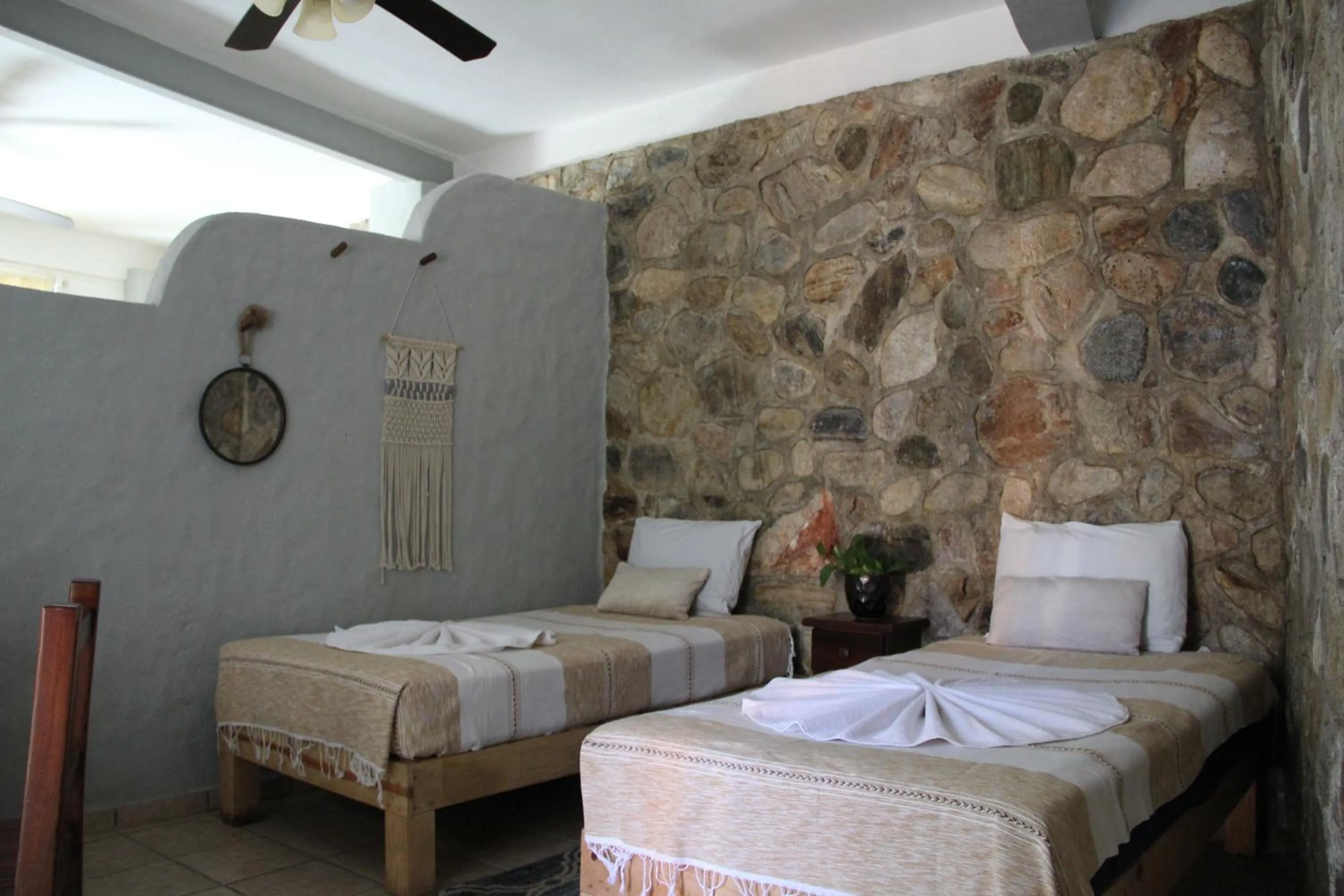 Bed in Villas Vista Suites Sayulita