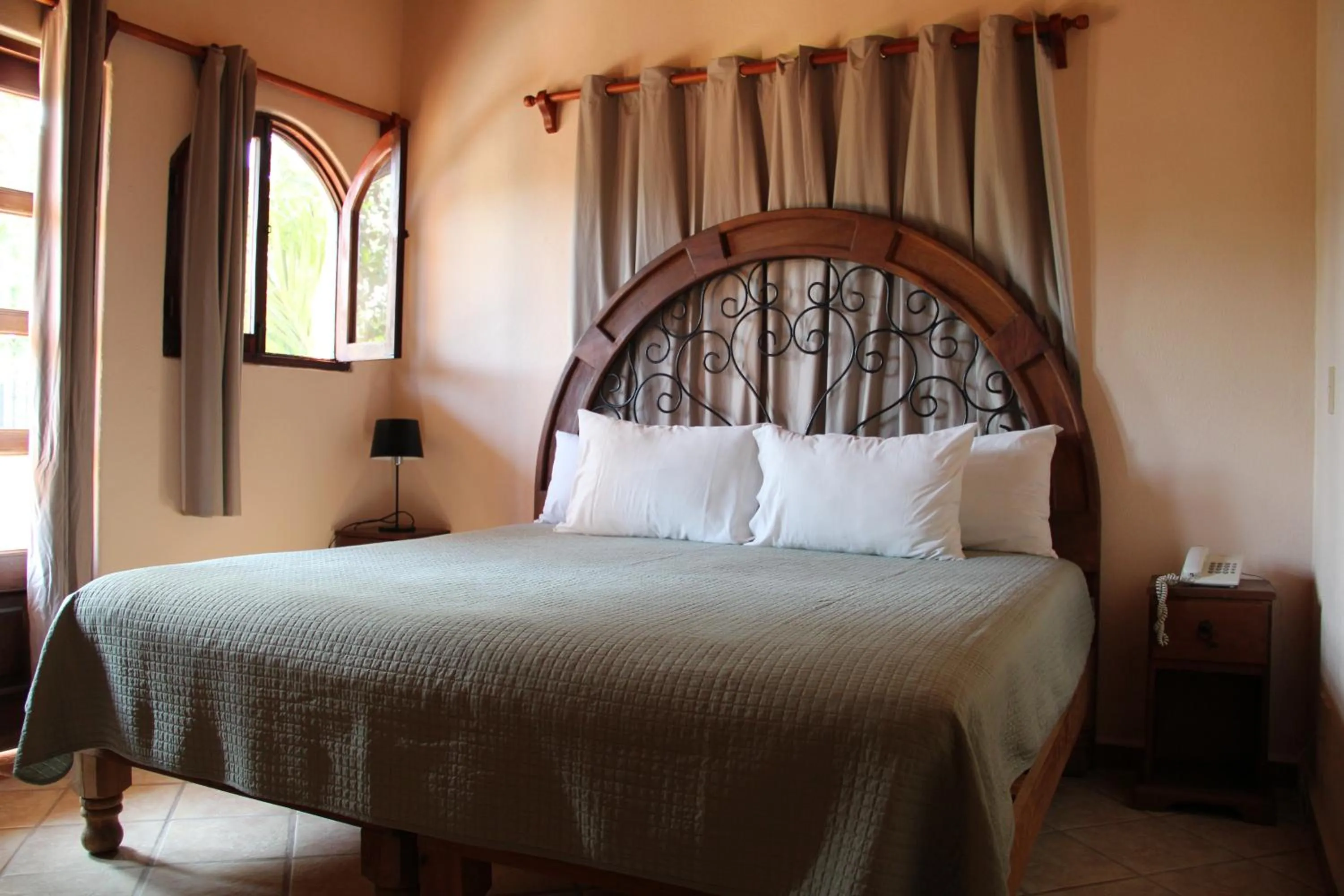 Bed in Villas Vista Suites Sayulita