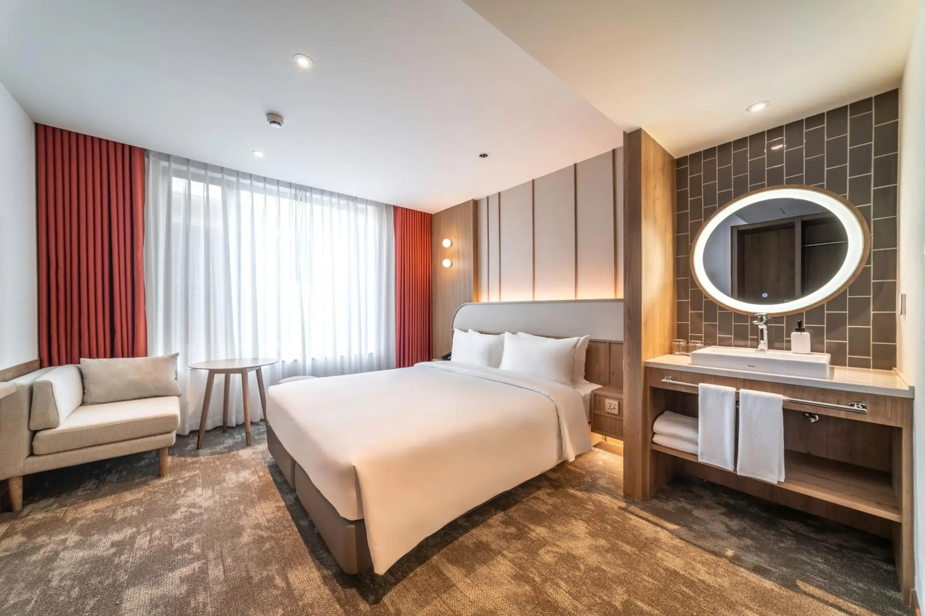 View (from property/room), Bed in Sotetsu Grand Fresa Bangkok View (from property/room), Bed in Sotetsu Grand Fresa Bangkok