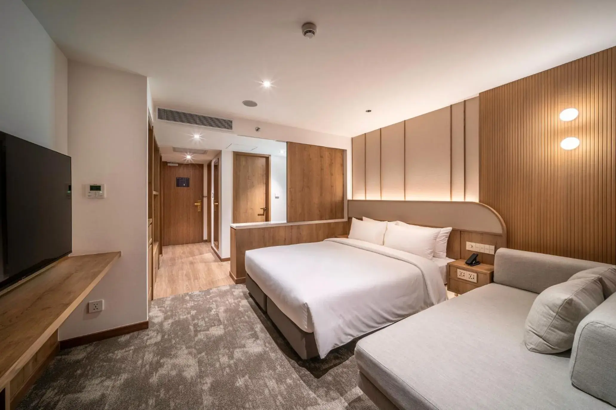 Bedroom, Bed in Sotetsu Grand Fresa Bangkok Bedroom, Bed in Sotetsu Grand Fresa Bangkok