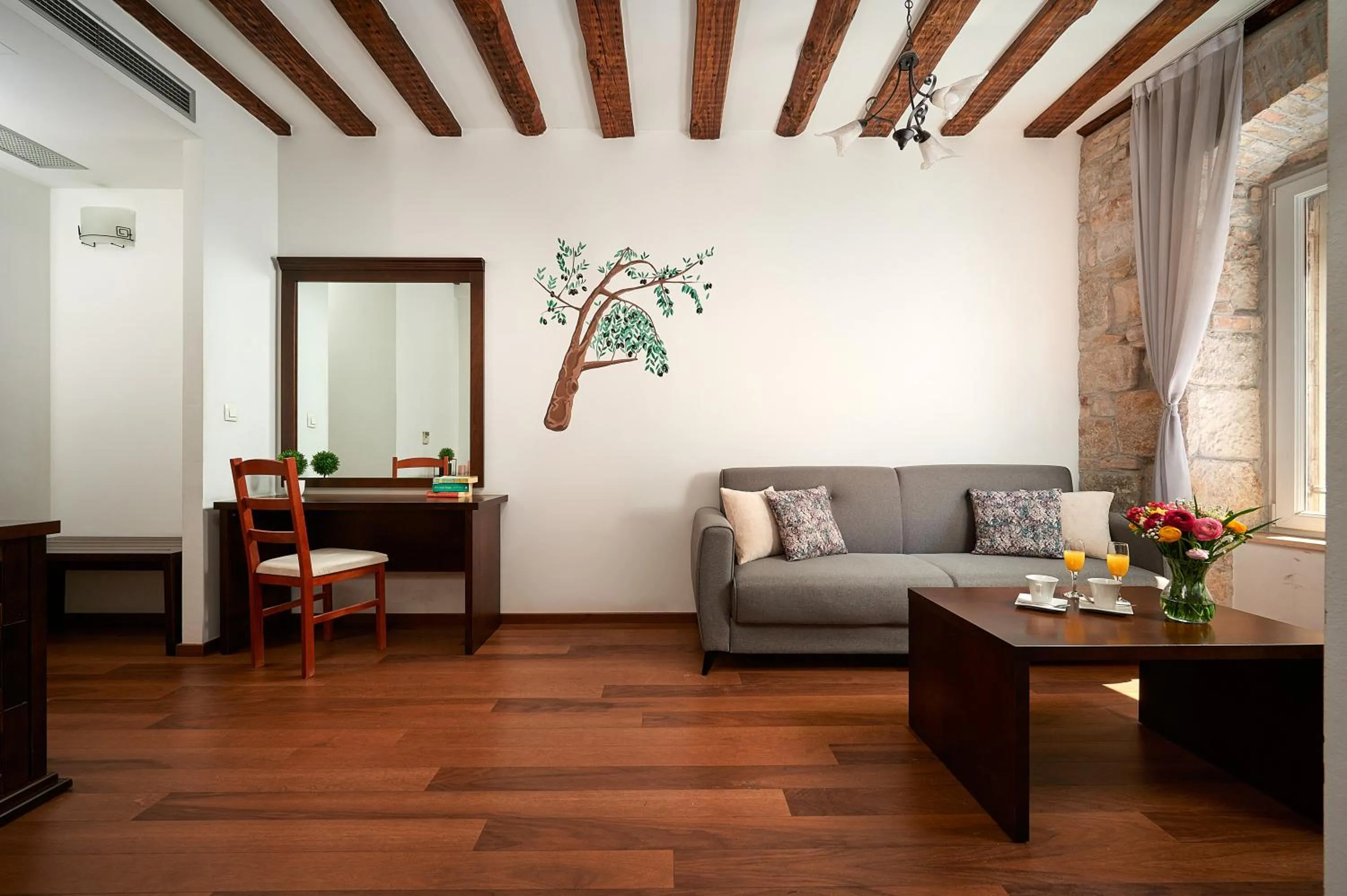 Living room in Villa Olea