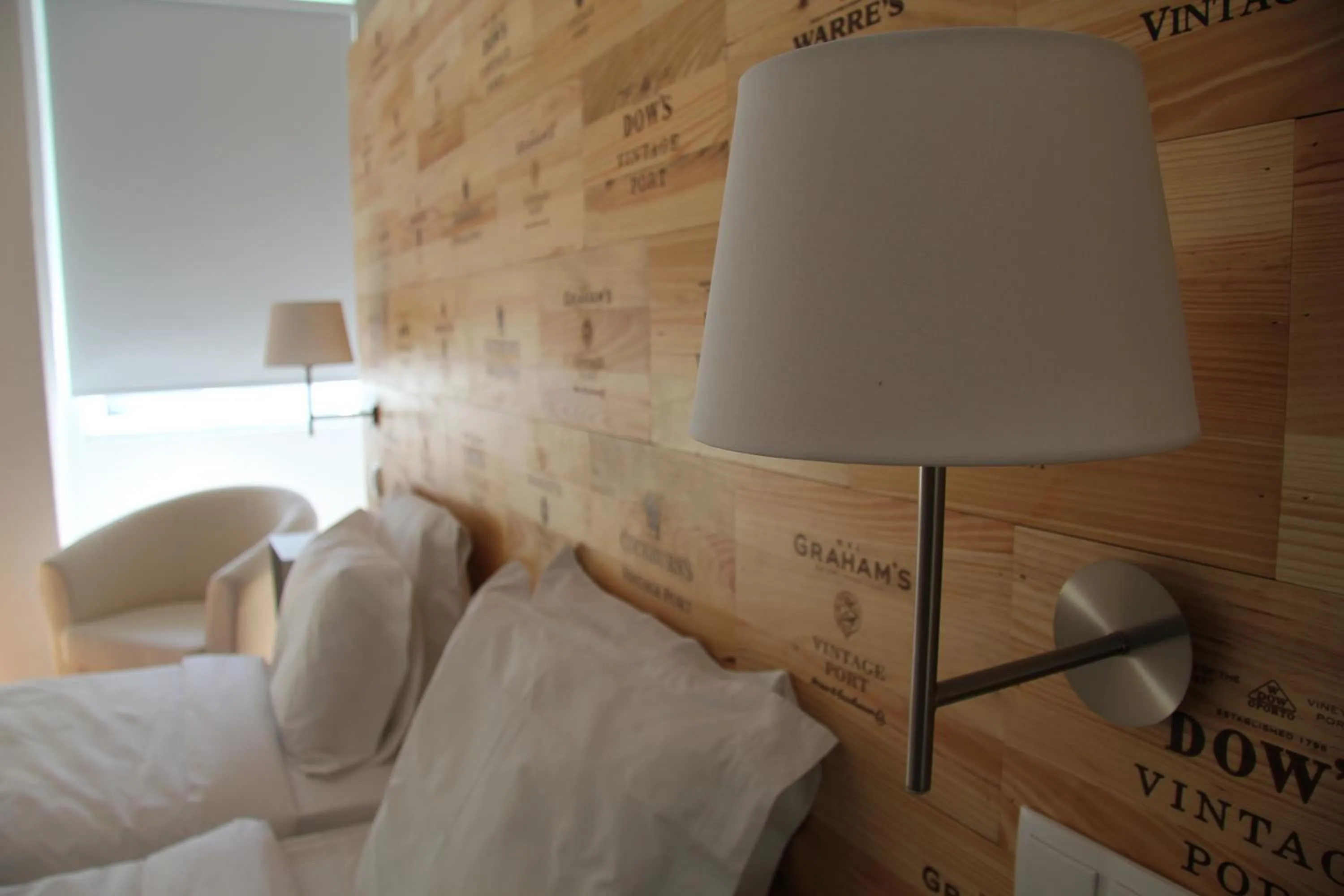 Decorative detail, Bed in Decanting Porto House