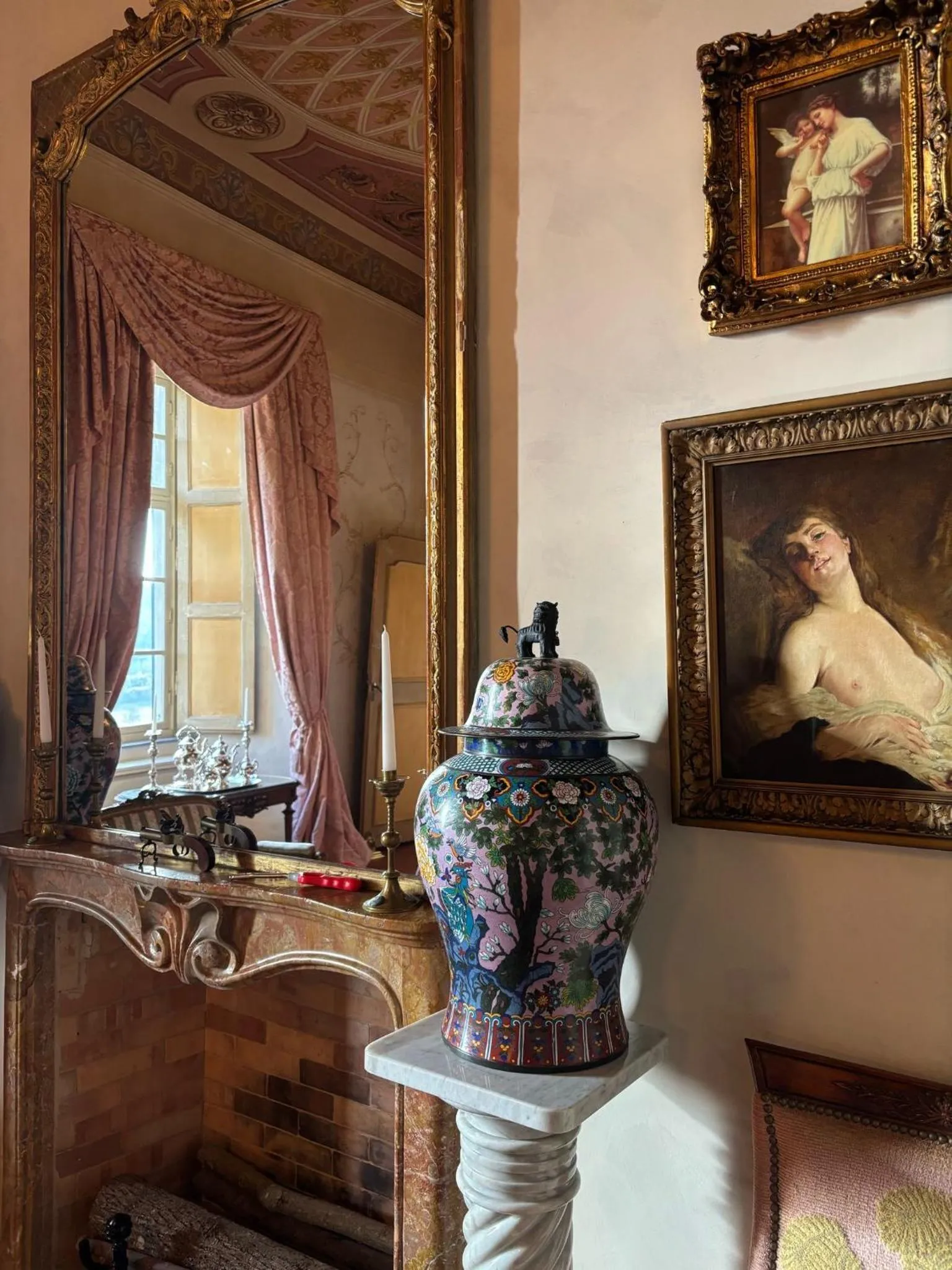 Decorative detail in Castello di Casalborgone, Luxury Italian Castle Hotel