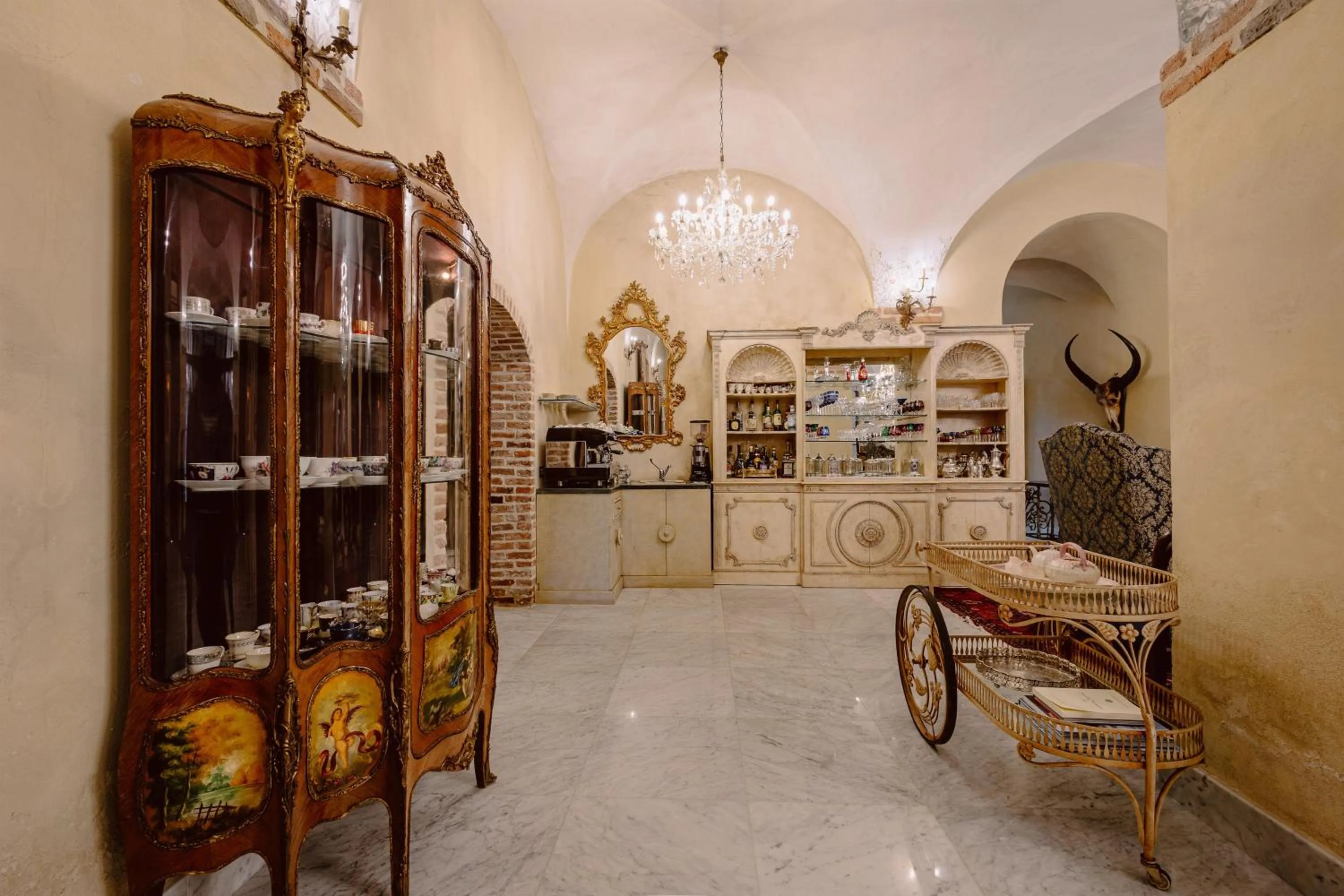 Kitchen or kitchenette in Castello di Casalborgone, Luxury Italian Castle Hotel