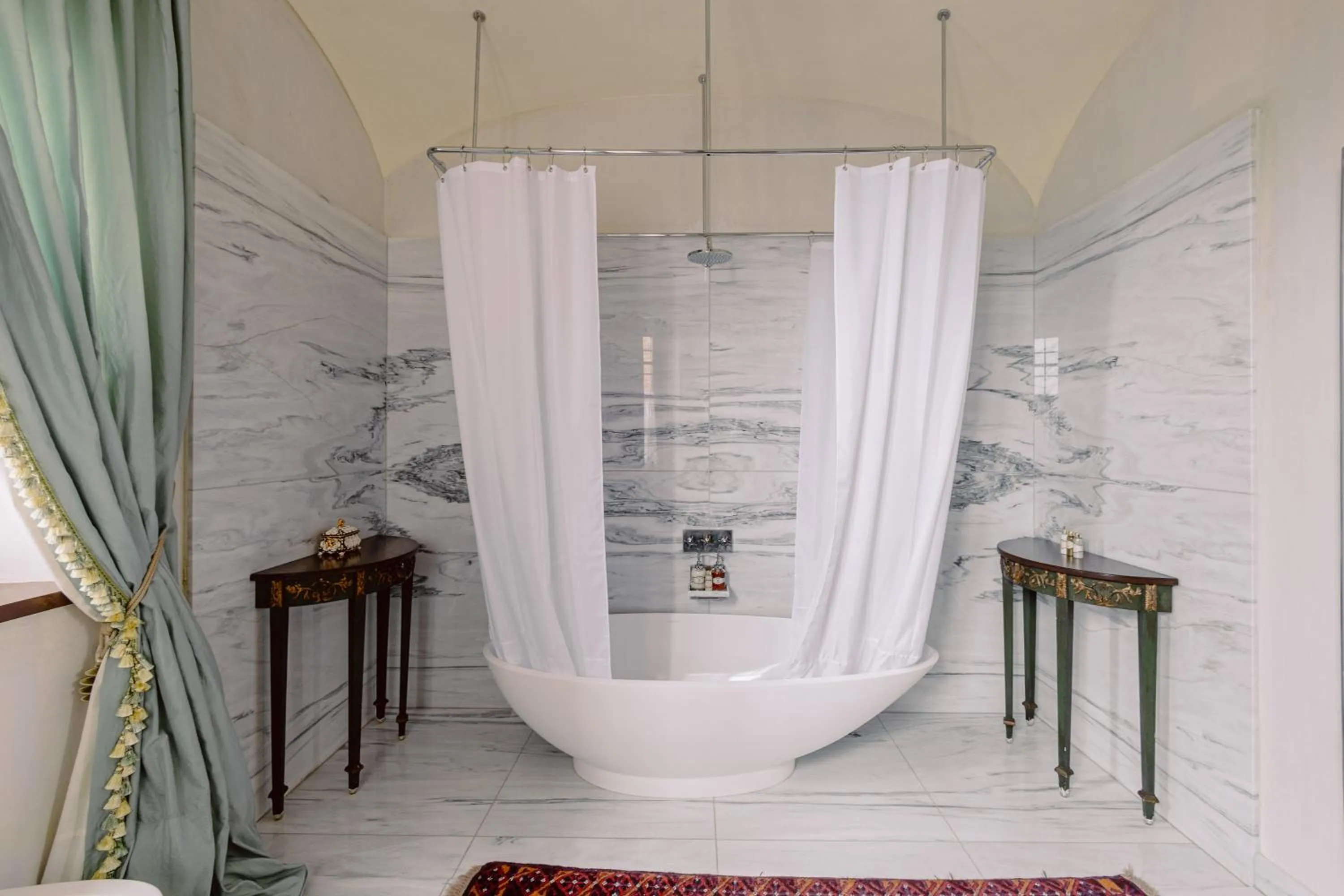 Bathroom in Castello di Casalborgone, Luxury Italian Castle Hotel
