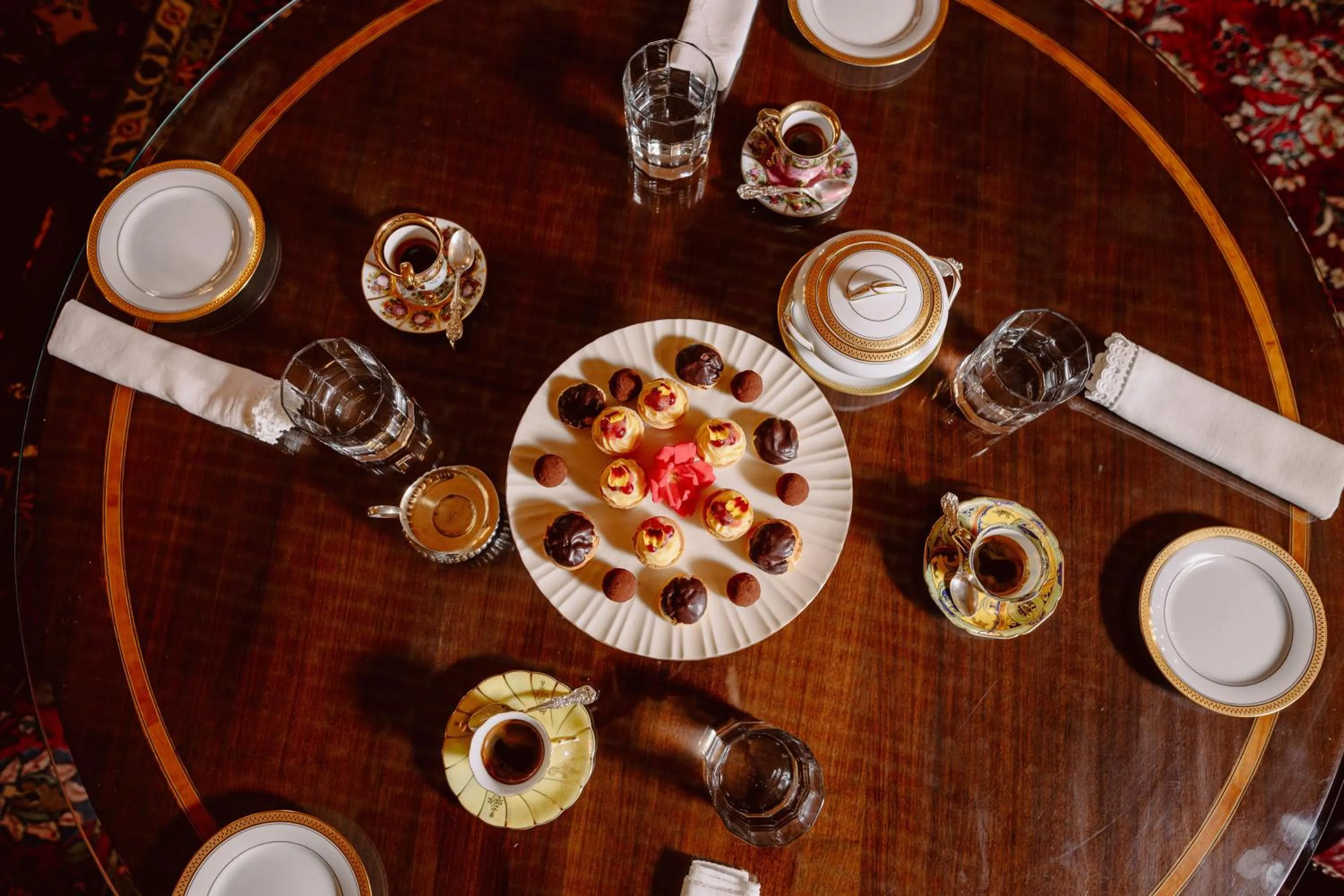 Food and drinks in Castello di Casalborgone, Luxury Italian Castle Hotel