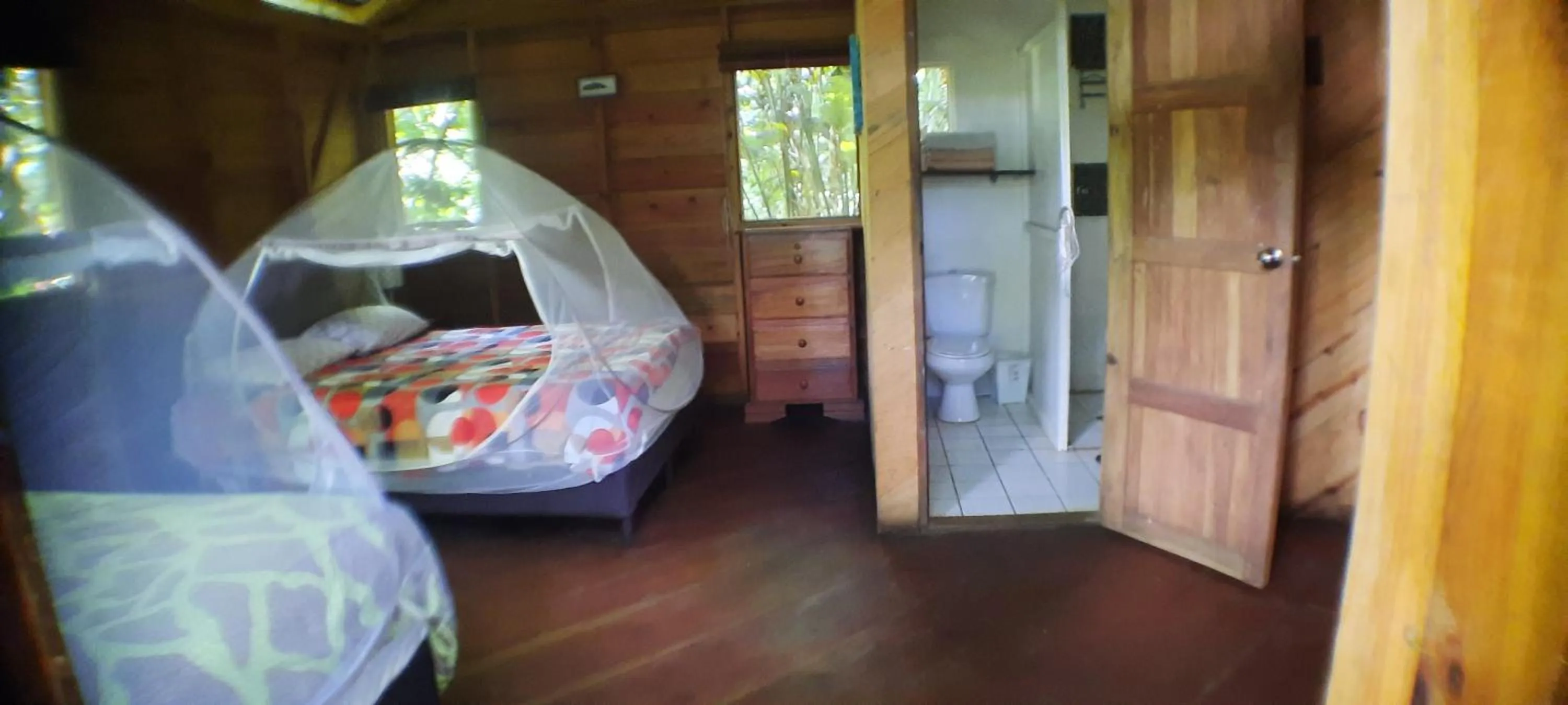 Bed in Mombacho Lodge