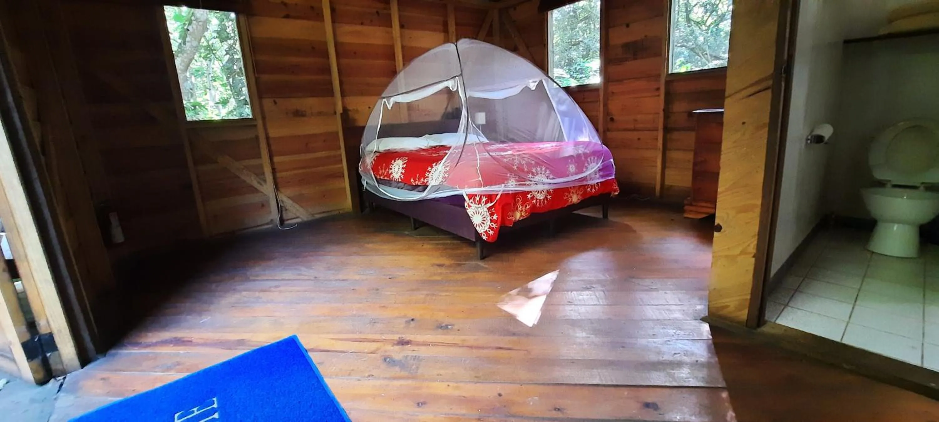 Bed in Mombacho Lodge