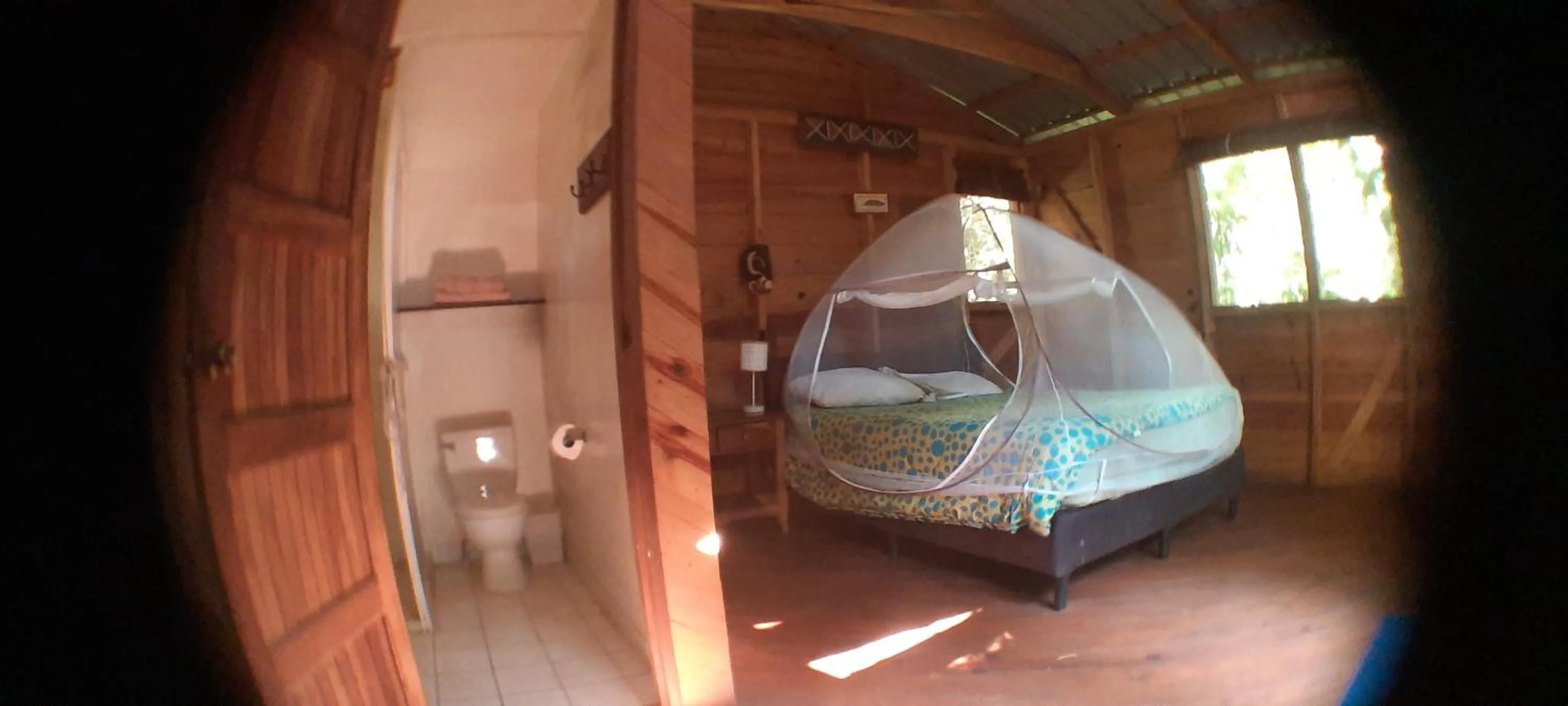 Bed in Mombacho Lodge