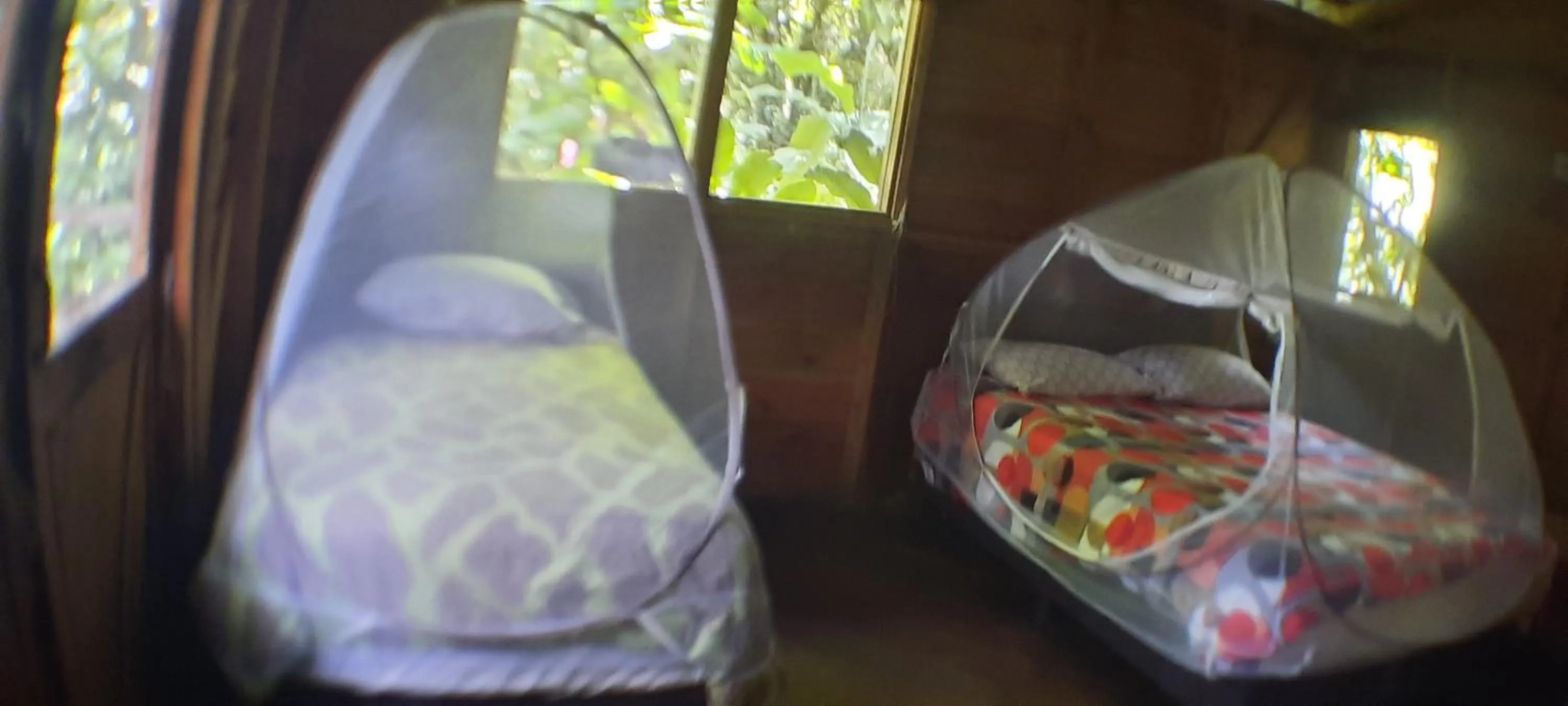 Bed in Mombacho Lodge