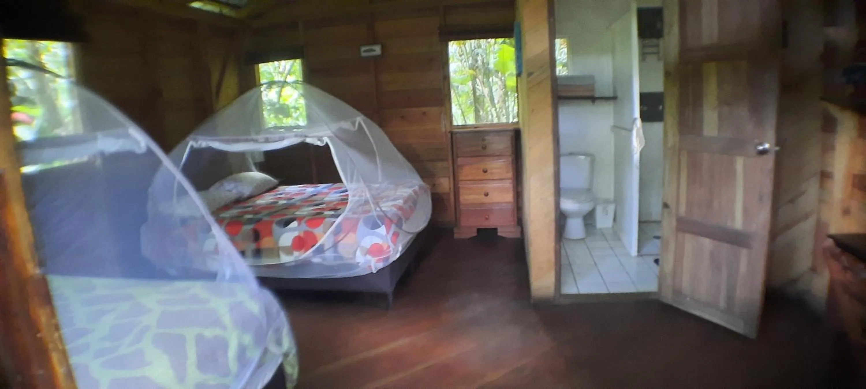 Bed in Mombacho Lodge