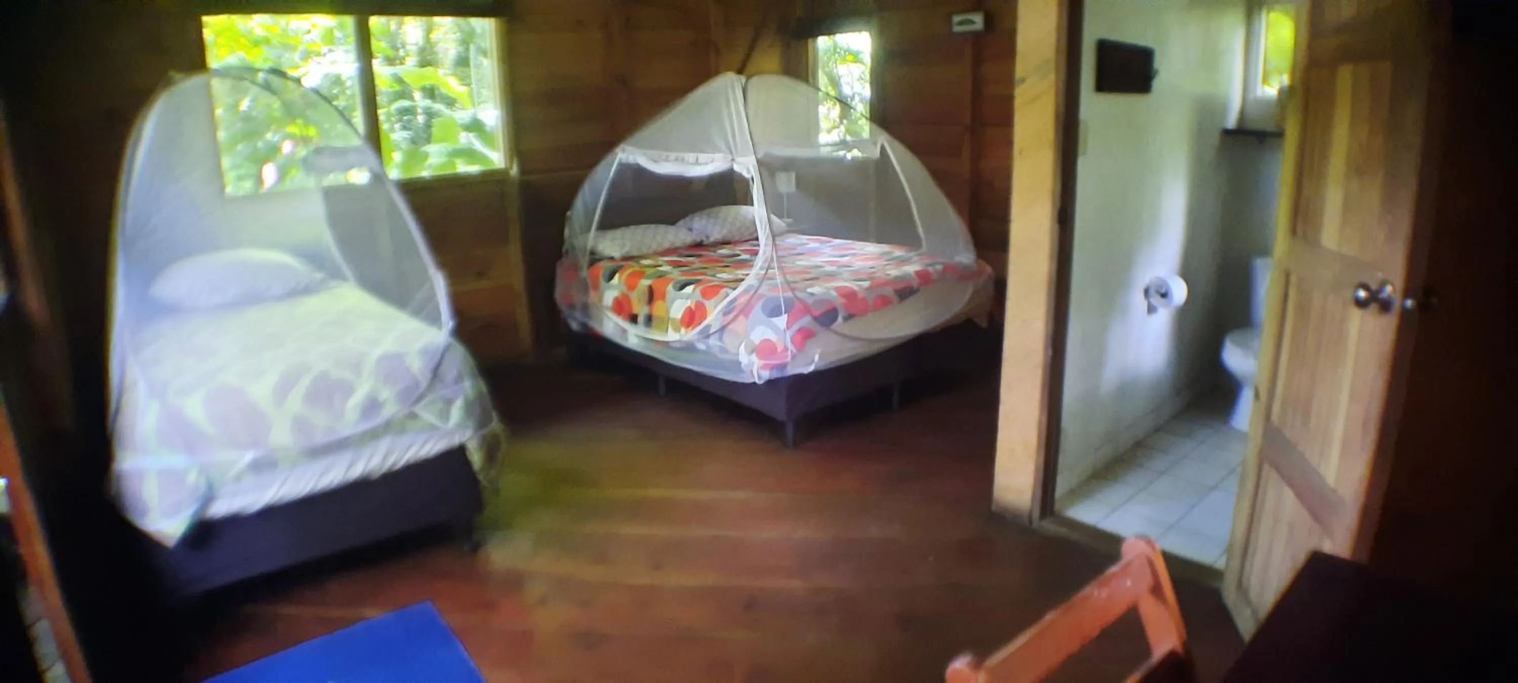 Bed in Mombacho Lodge