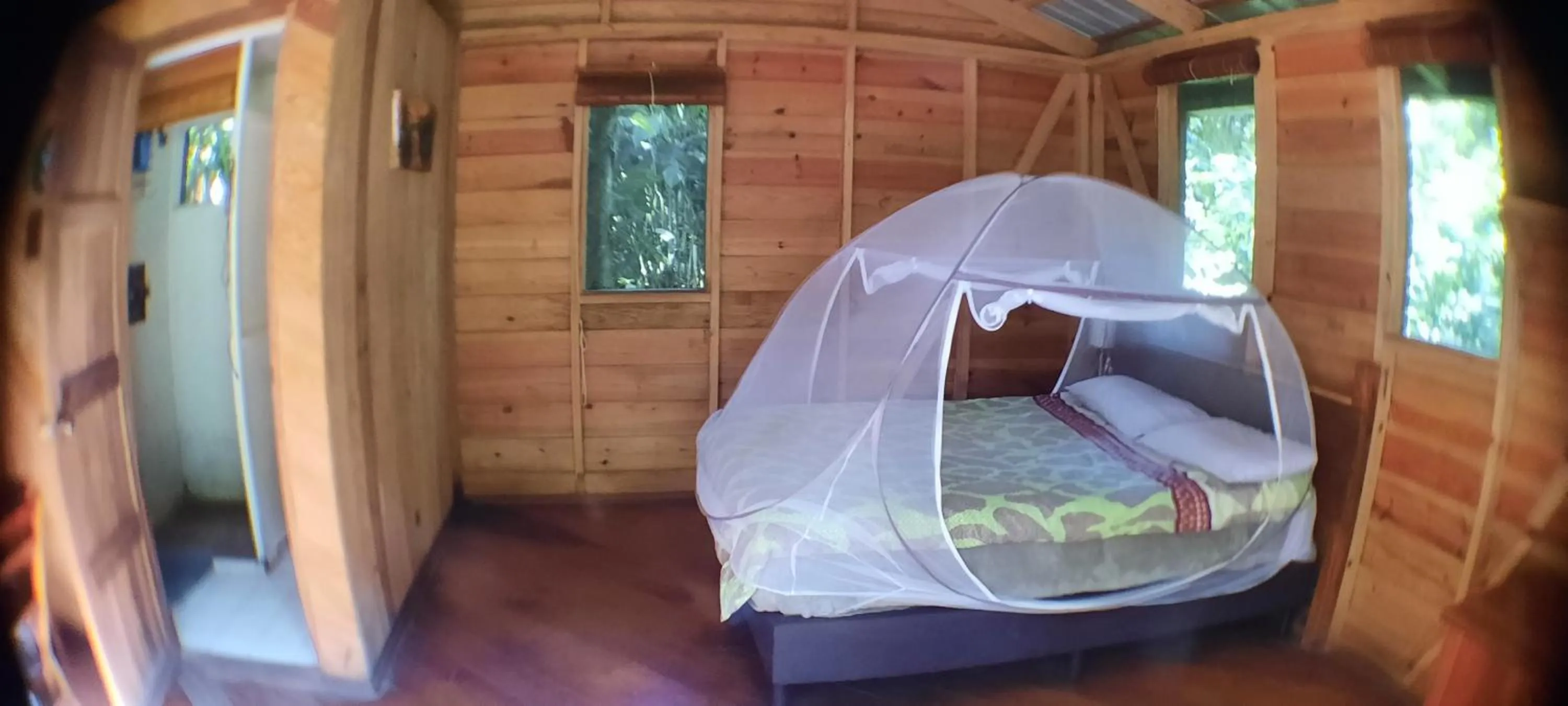 Bed in Mombacho Lodge