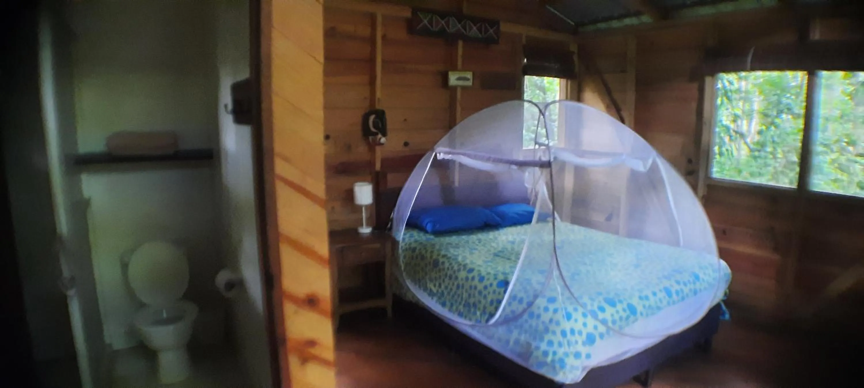 Bed in Mombacho Lodge