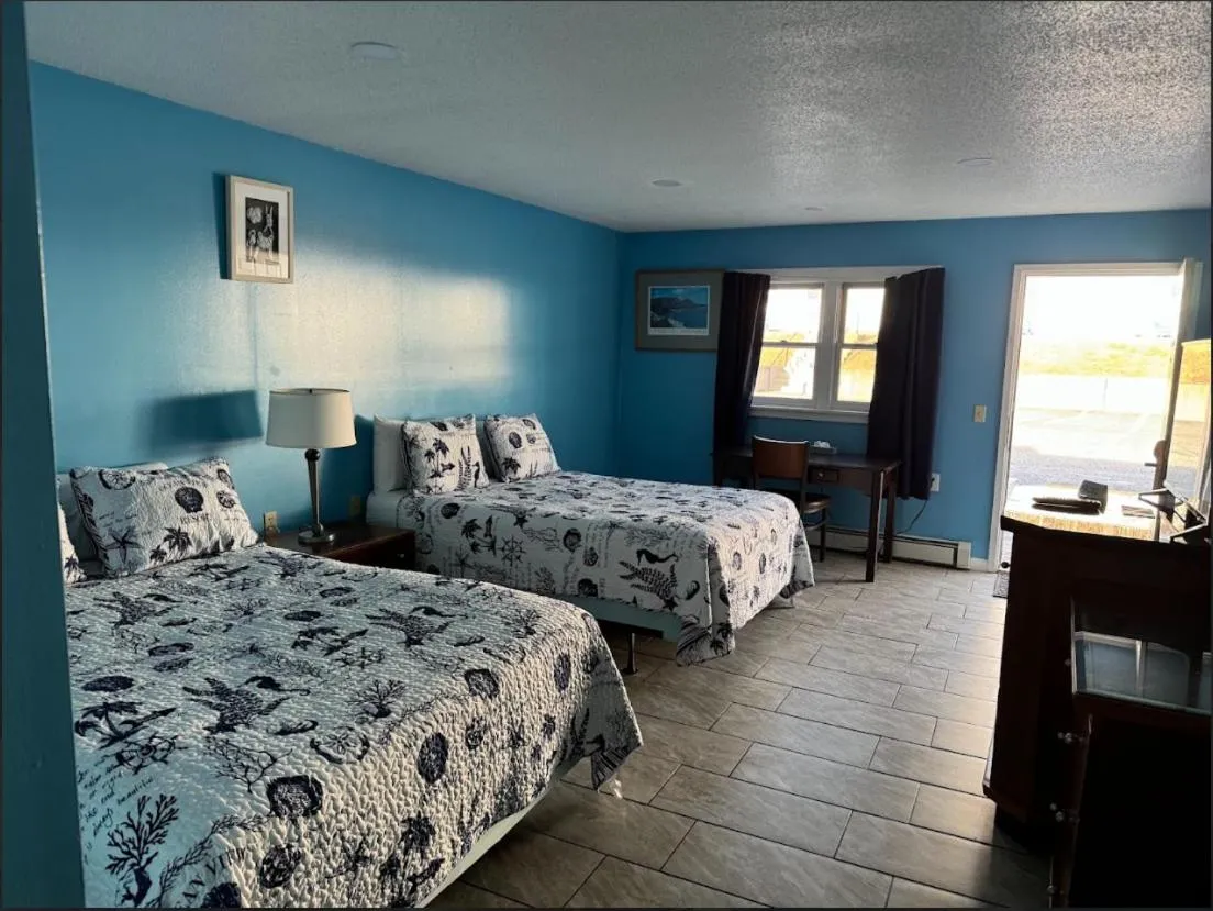 Bed in White Birches Motel