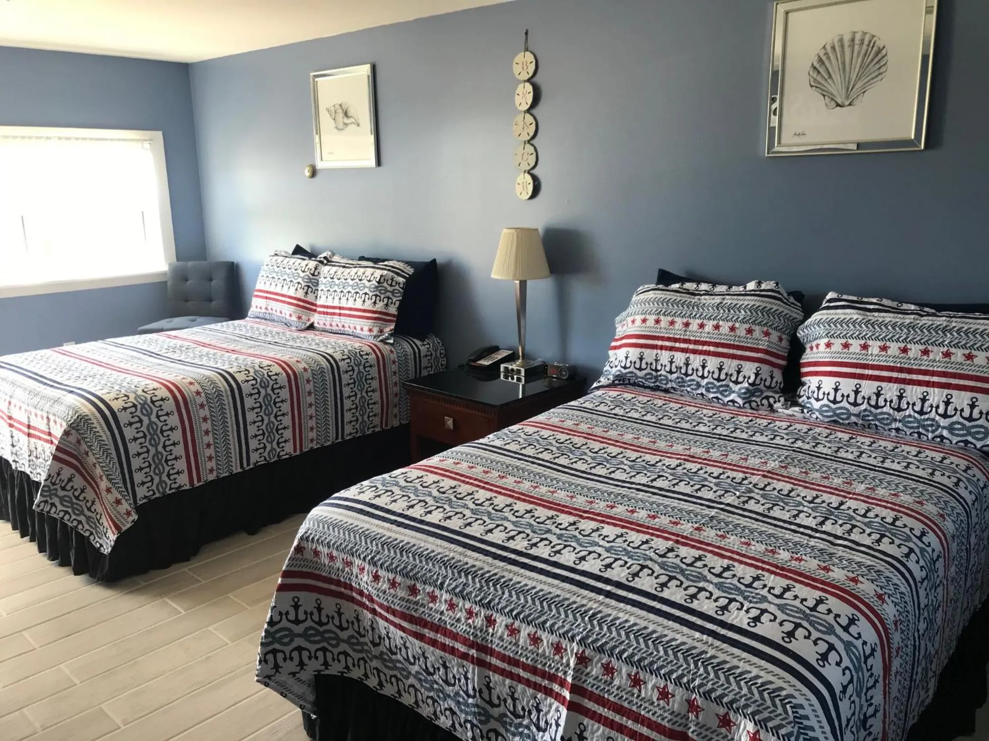 Bed in White Birches Motel