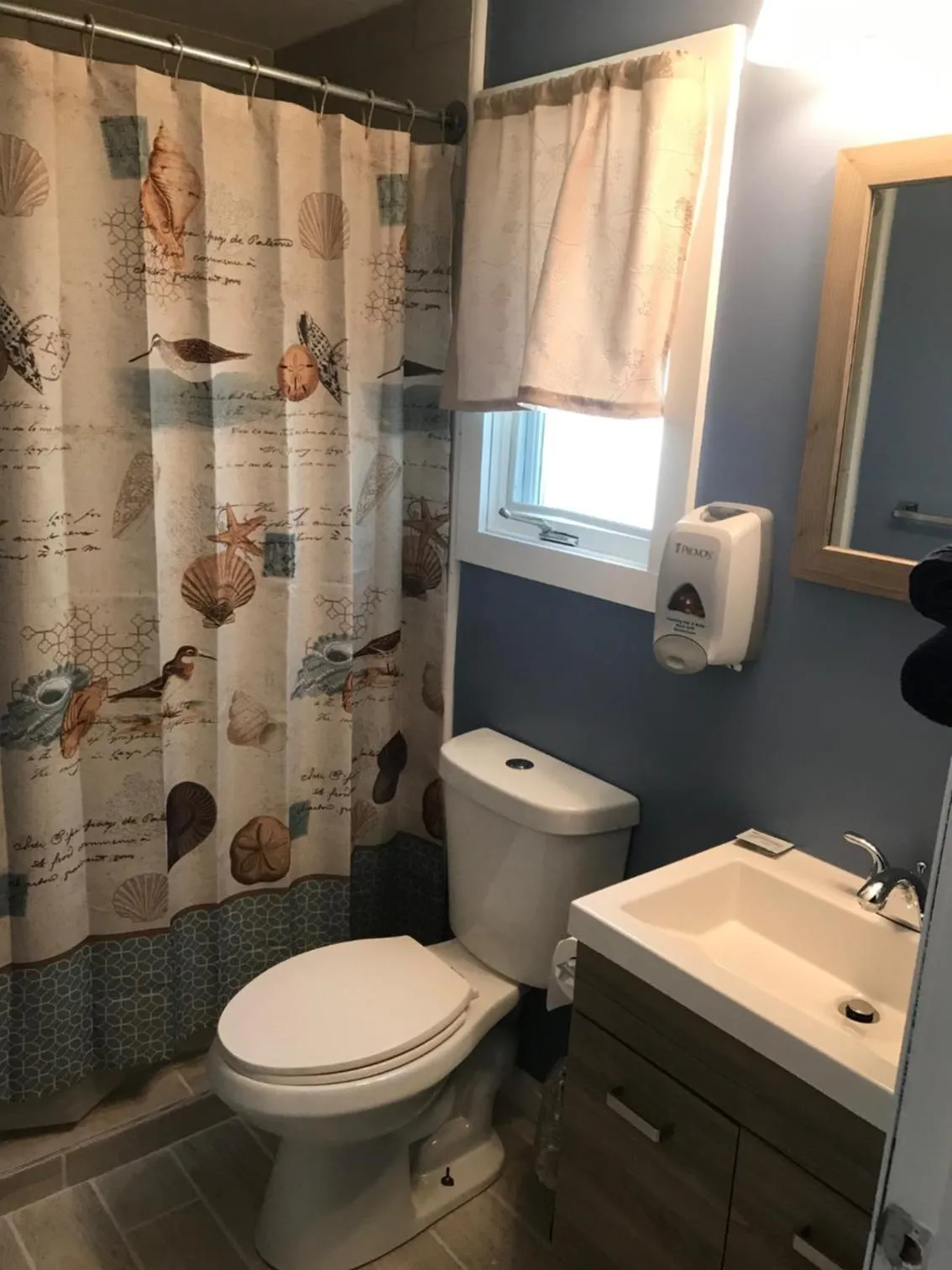 Bathroom in White Birches Motel