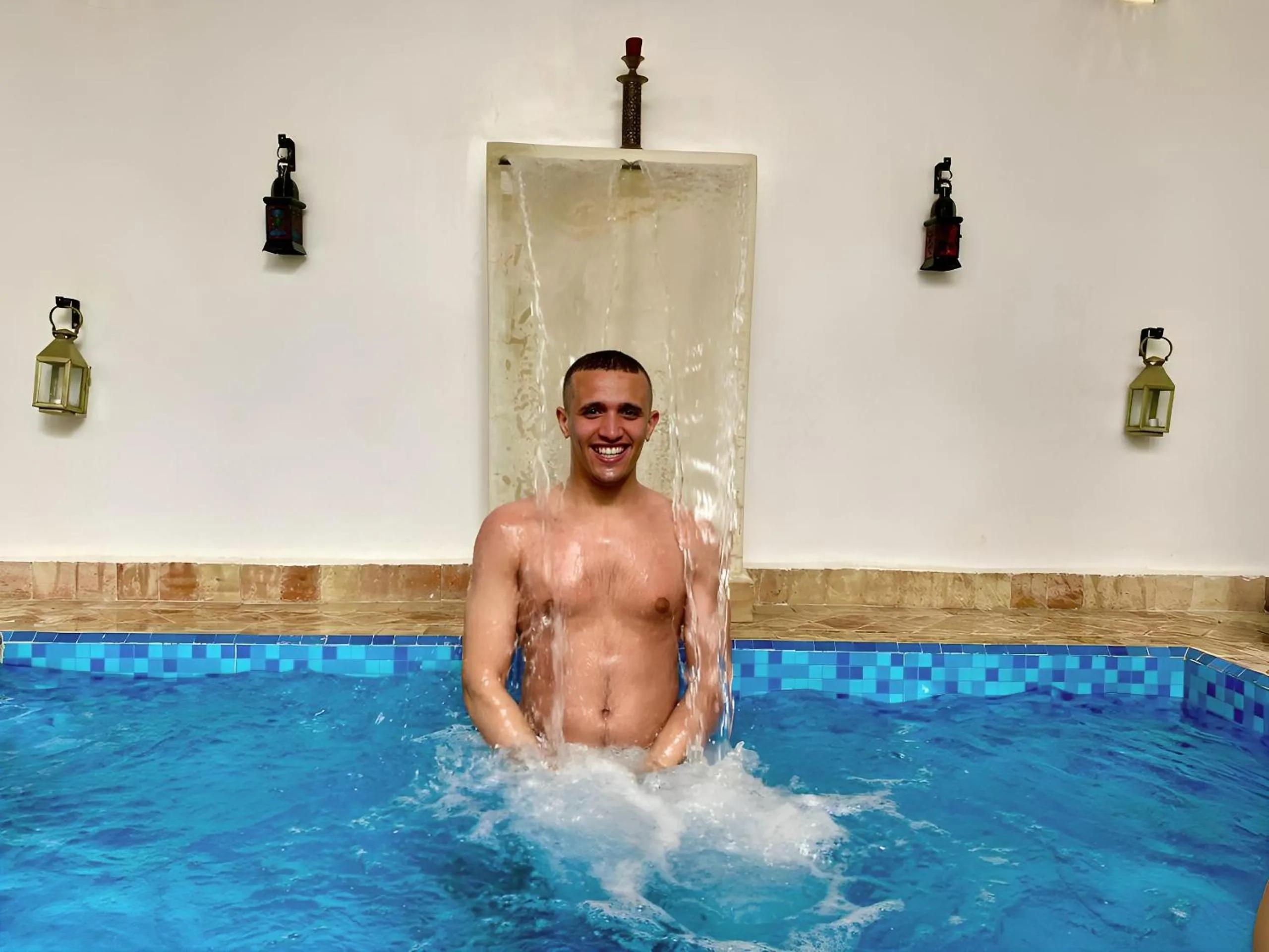 Swimming pool in Riad Iklil