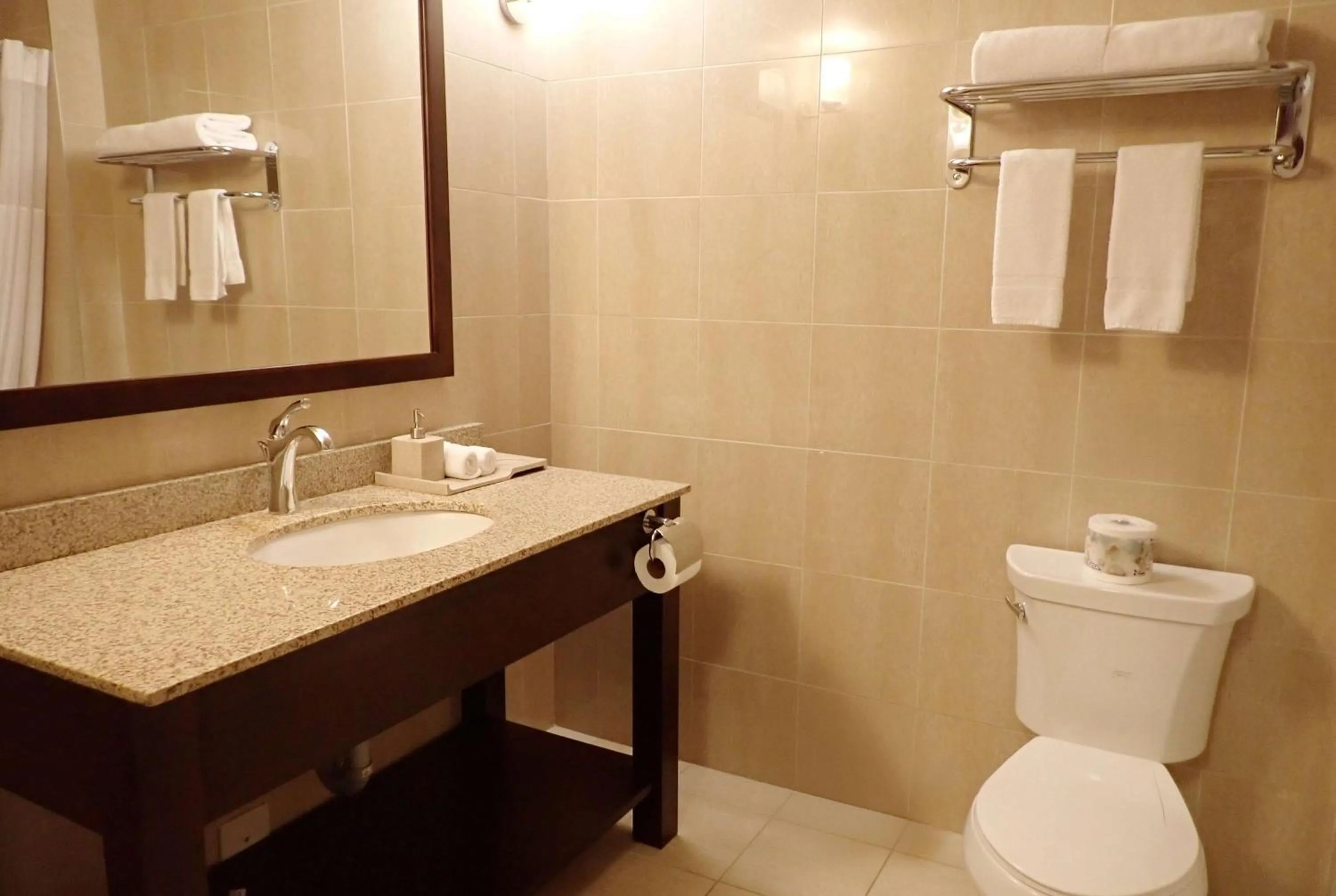 Bathroom in Days Inn & Suites by Wyndham Fort Saskatchewan