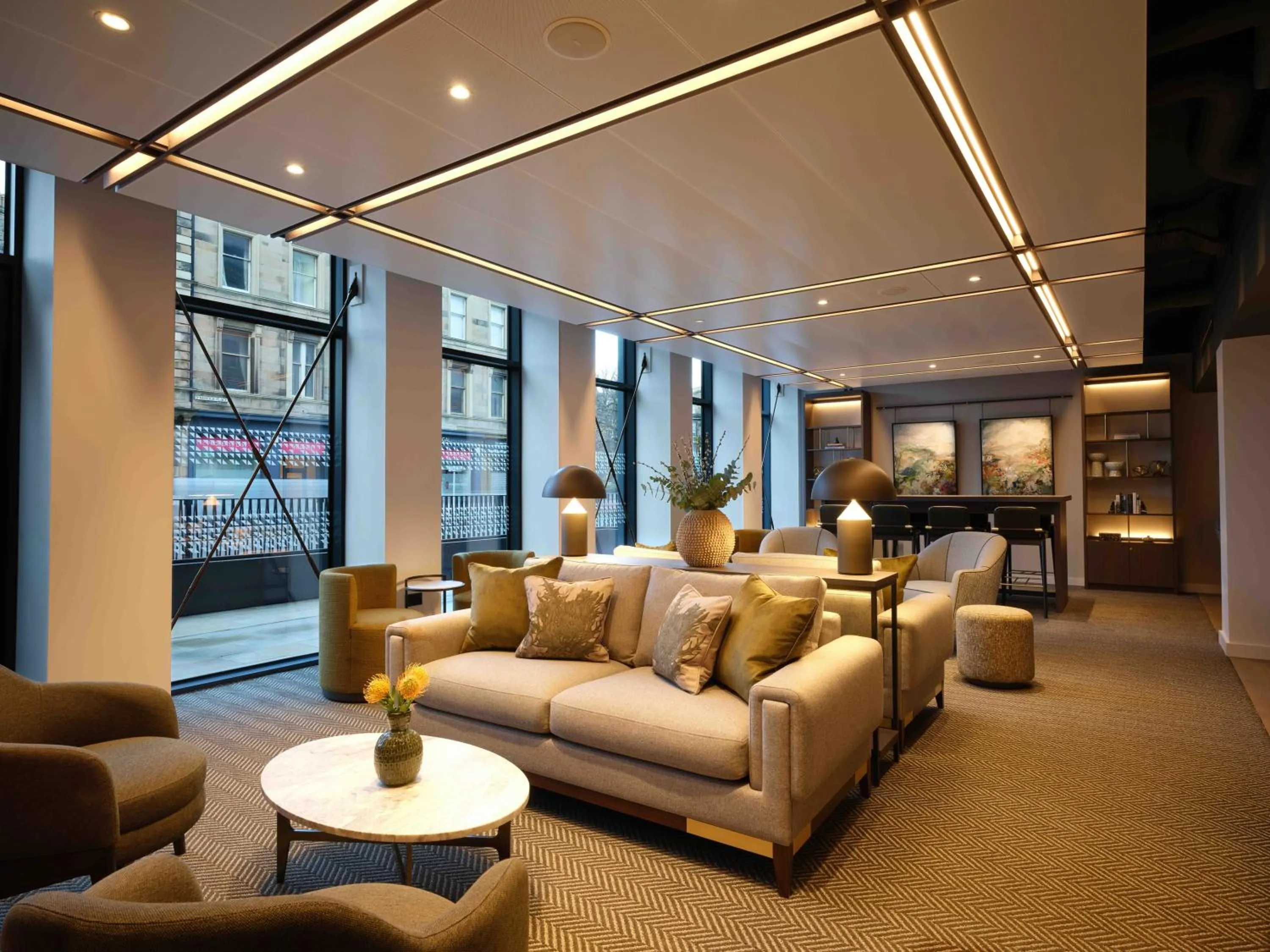 Seating area in The Resident Edinburgh