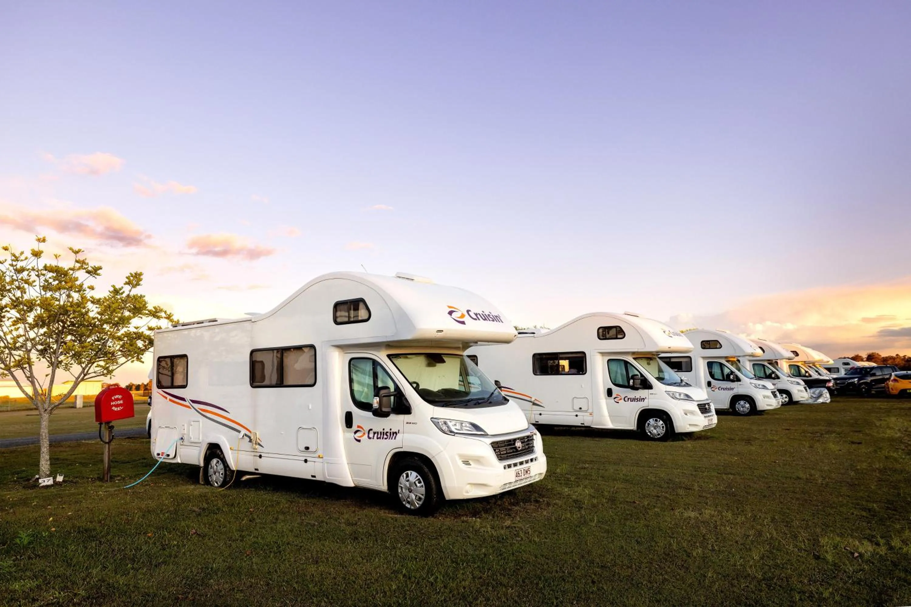 Natural landscape in BIG4 Casino Holiday Park