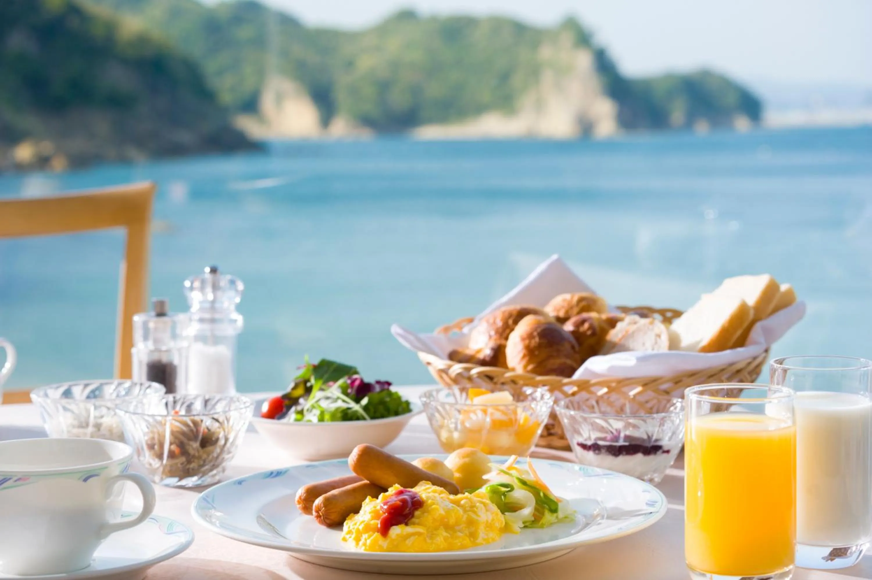 Breakfast in Nichinankaigan Nango Prince Hotel