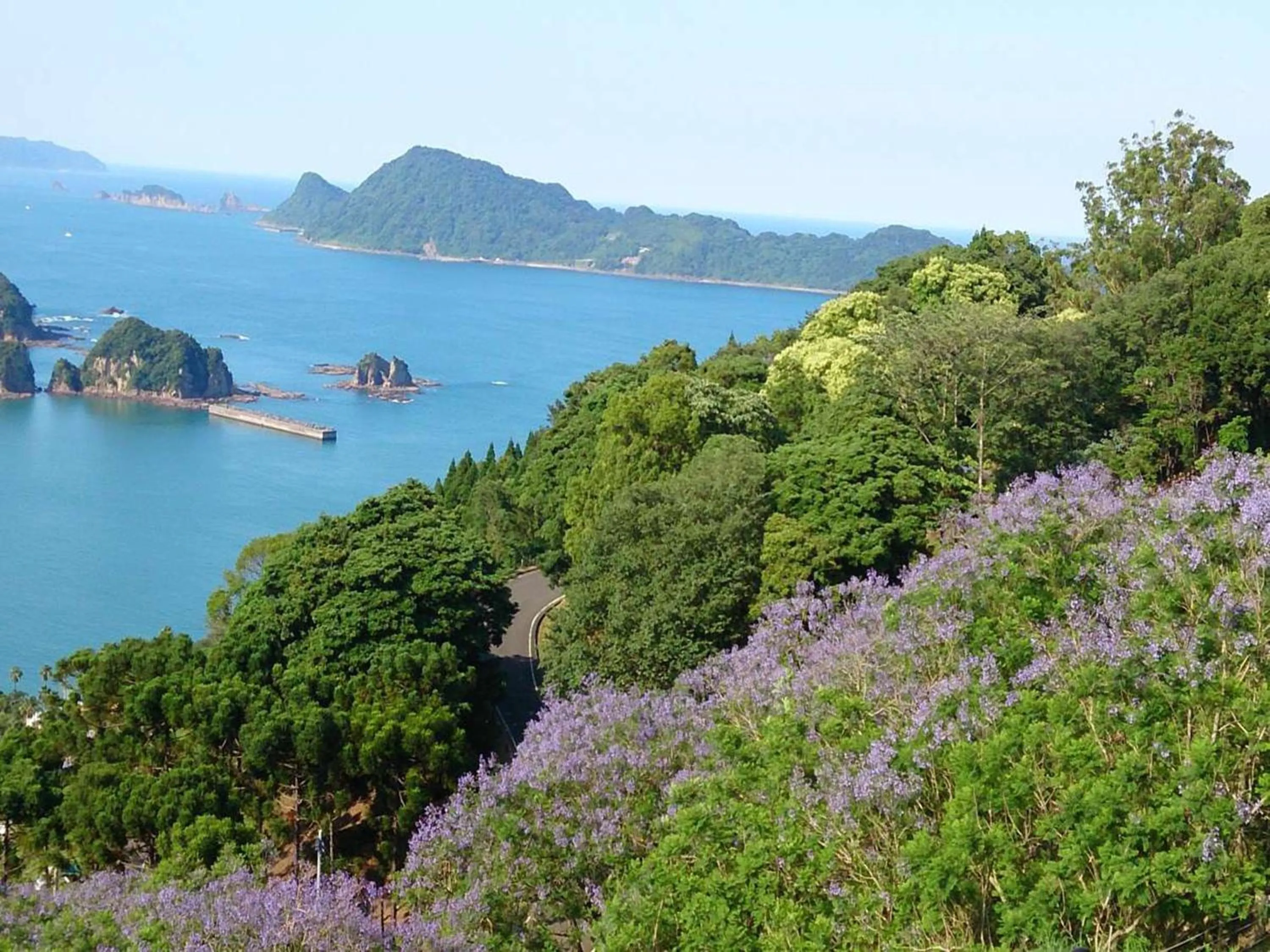 Natural landscape in Nichinankaigan Nango Prince Hotel