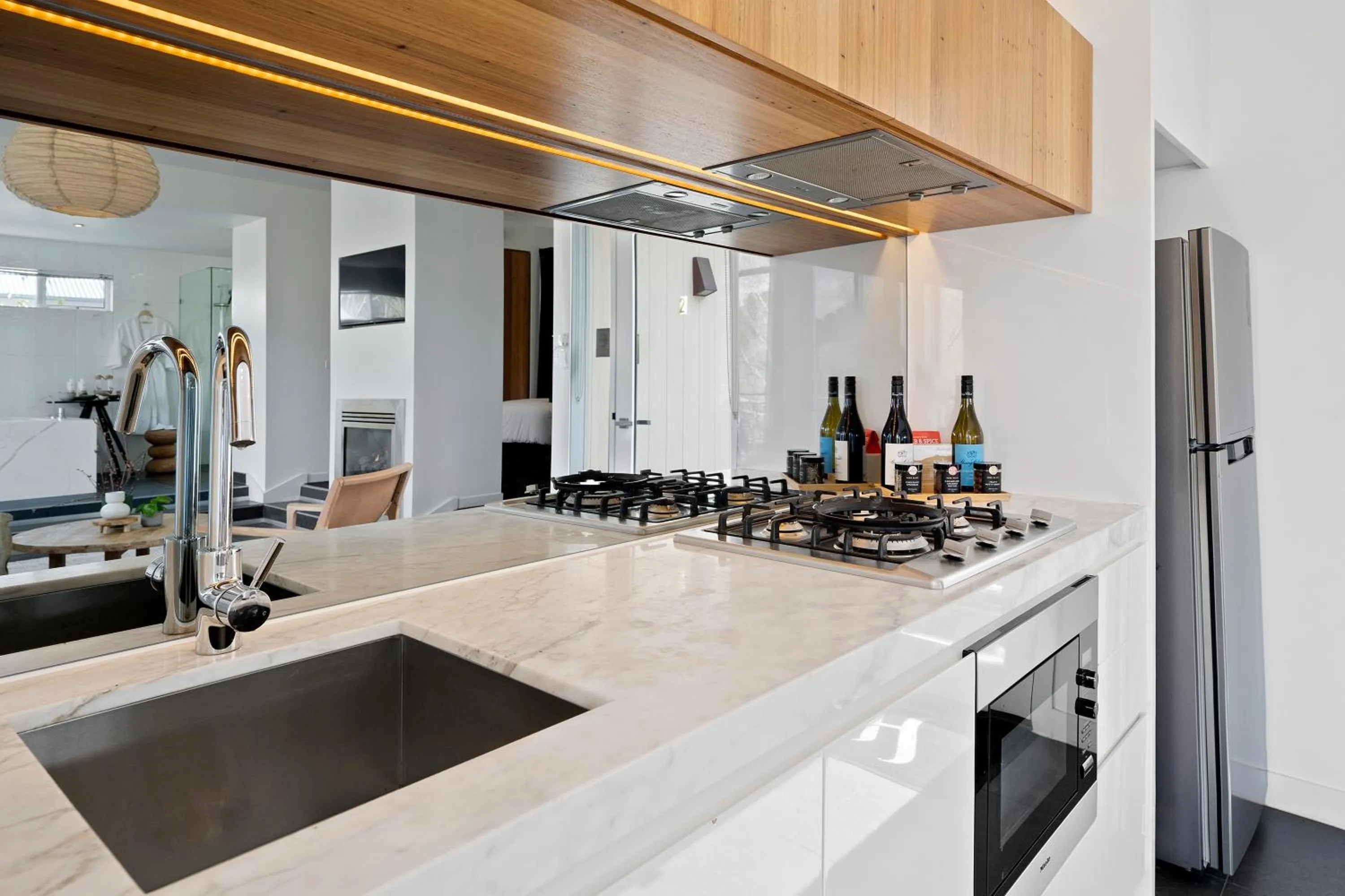 kitchen in Hepburn Spa Retreat