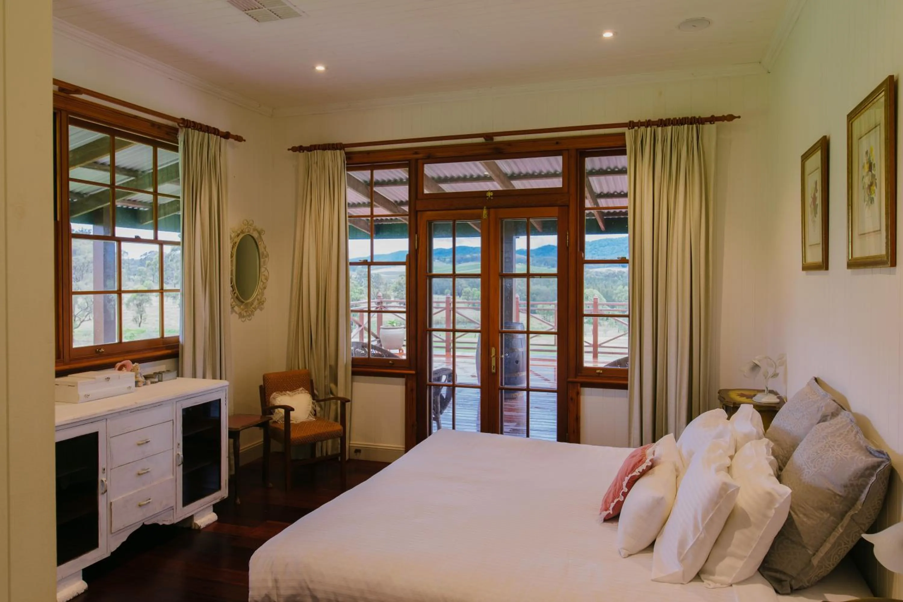 Bed in Hanging Tree Wines