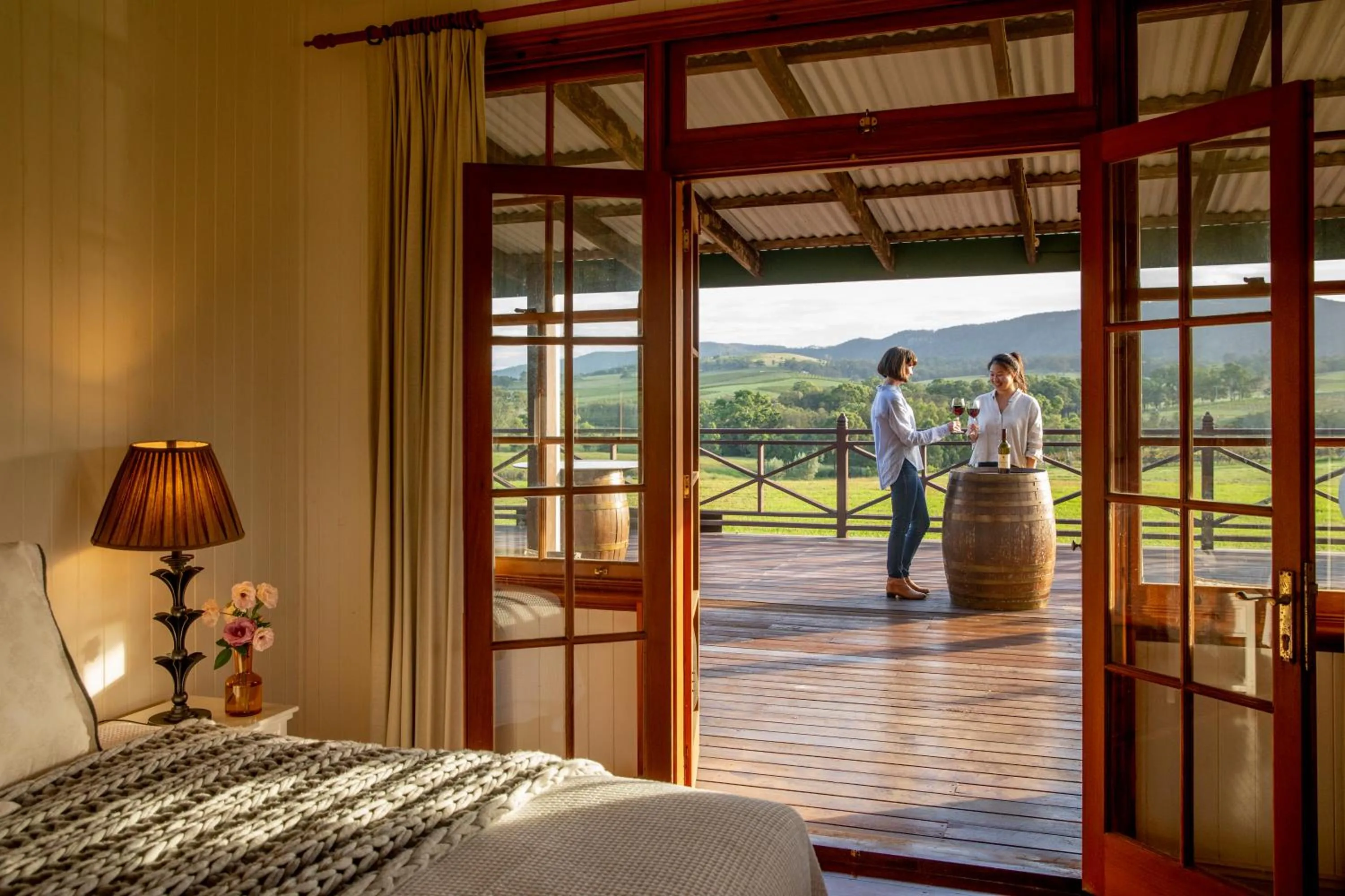 Bed in Hanging Tree Wines