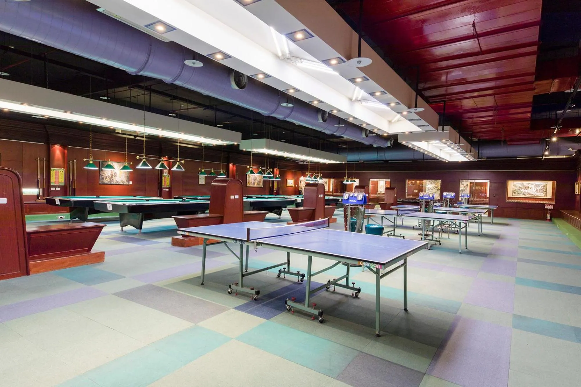 Table tennis in Formosan Naruwan Hotel