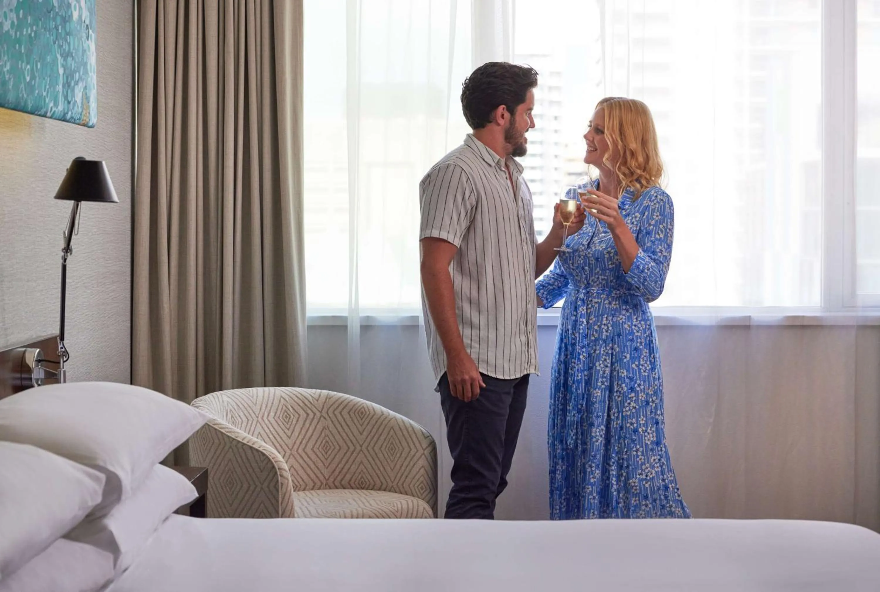 Guests, Bed in Hyatt Regency Brisbane